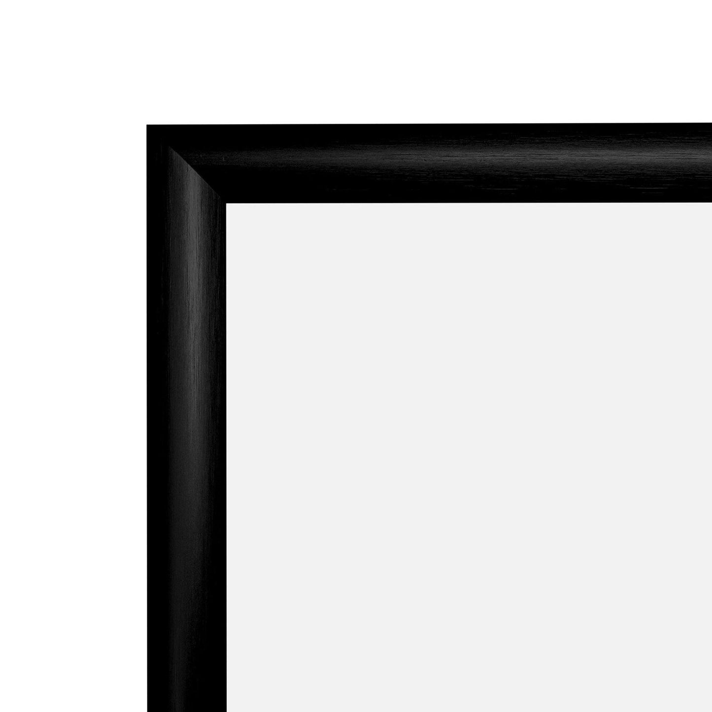 8.5x11 Brushed Black SnapeZo® Snap Frame - 1 Inch Profile