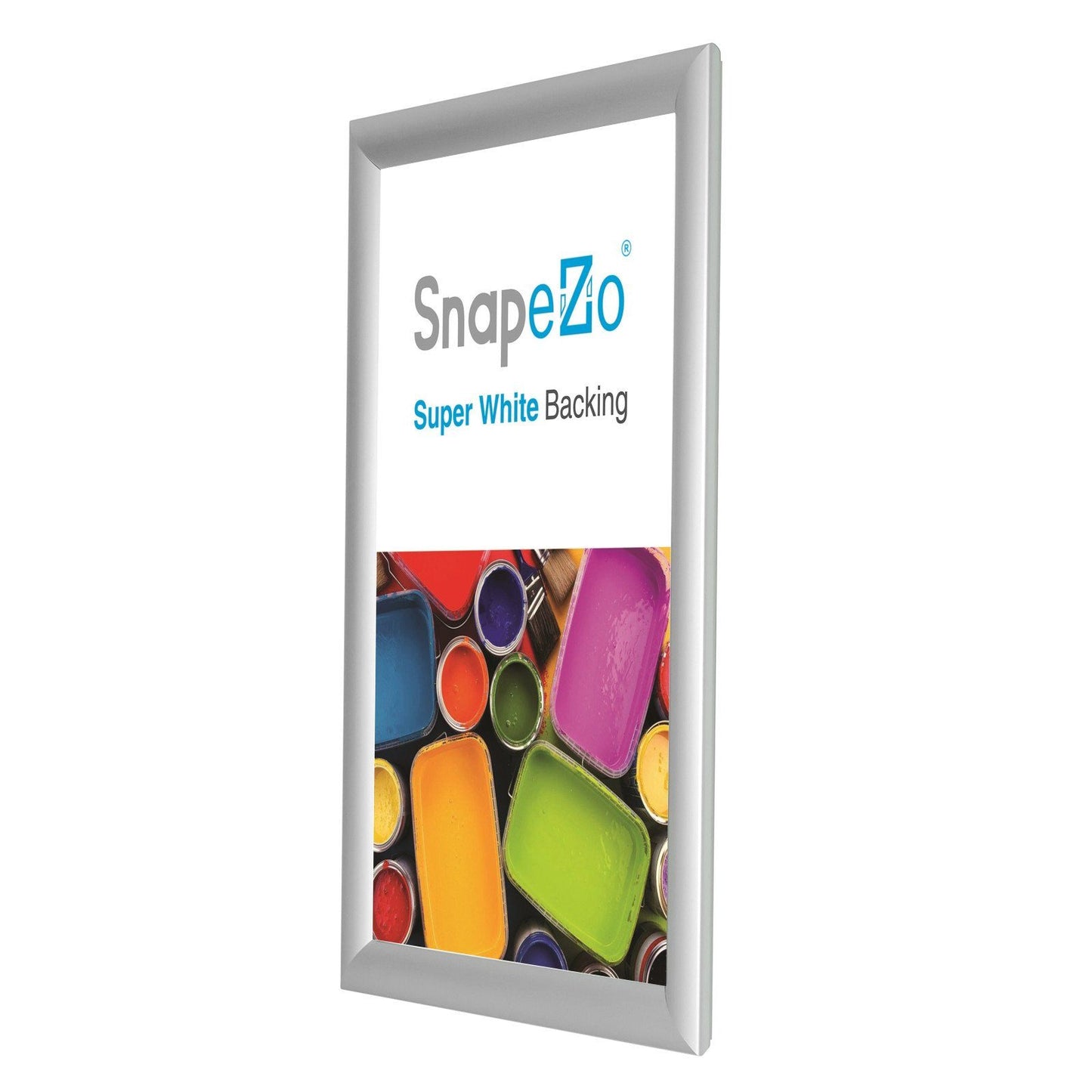 10x29 Silver SnapeZo® Snap Frame - 1.25 Inch Profile