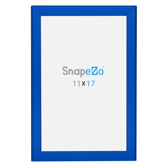 11x17 Blue SnapeZo® Snap Frame - 1.25" Profile