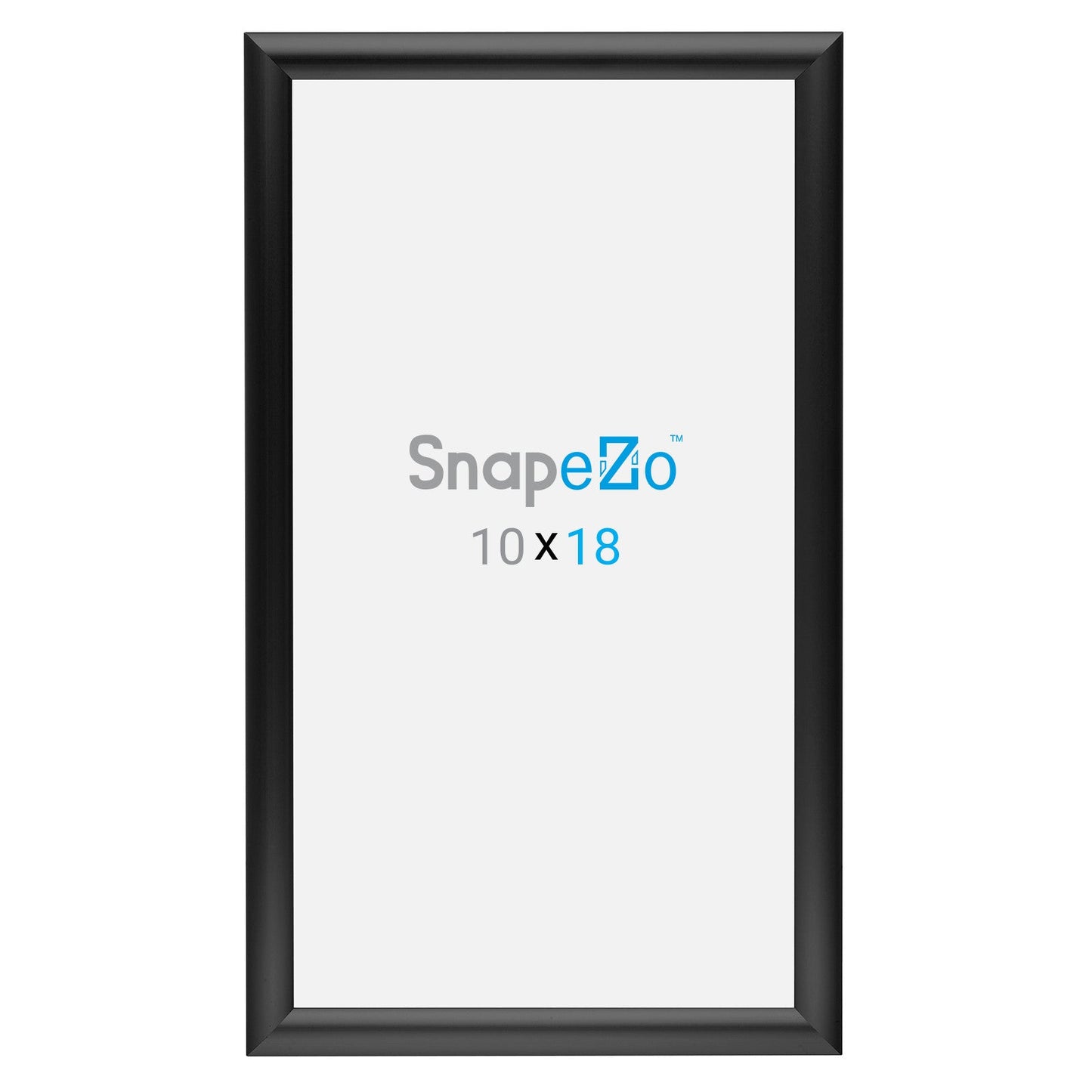 10x18 Black SnapeZo® Snap Frame - 1" Profile