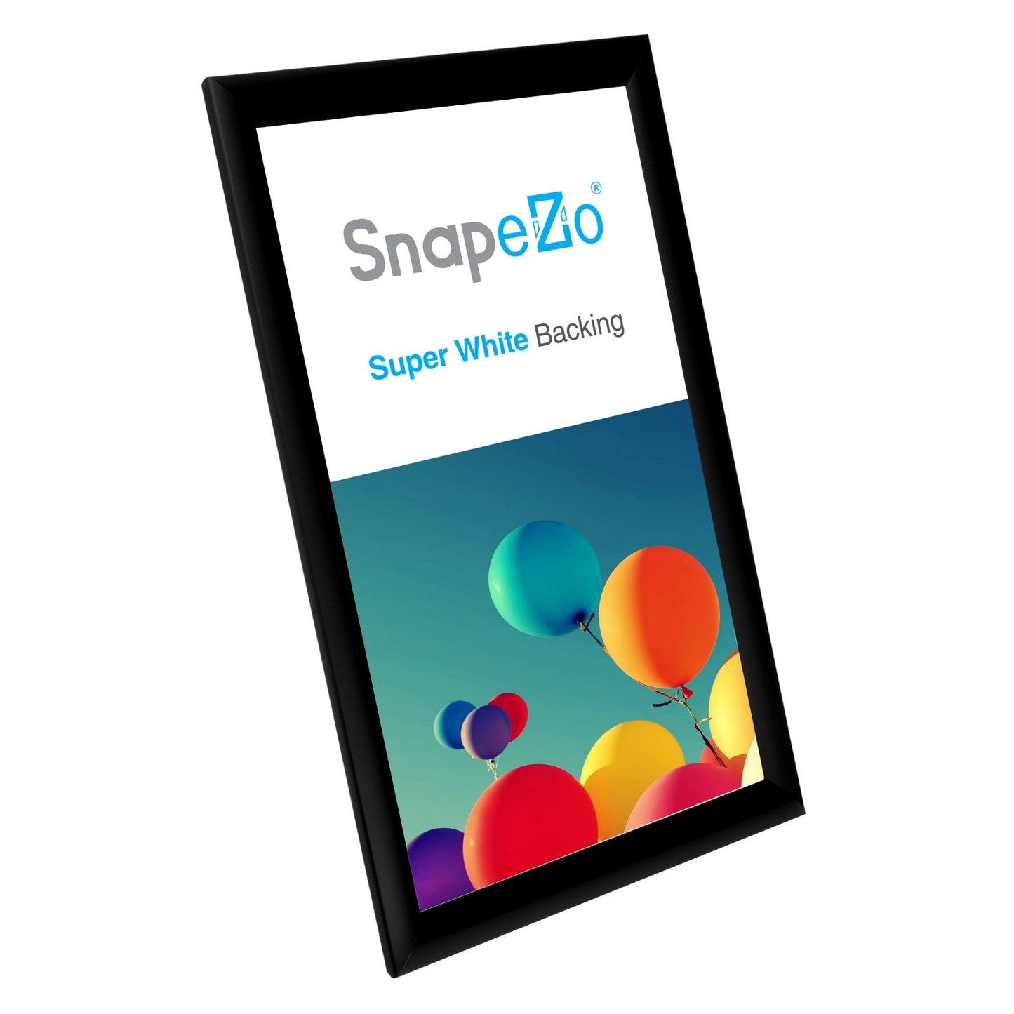 10x18 Black SnapeZo® Snap Frame - 1" Profile