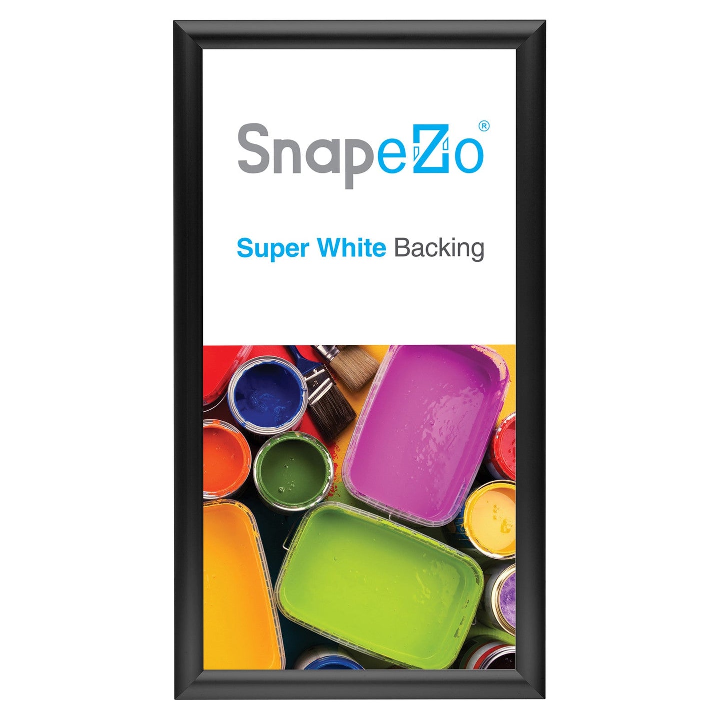 10x20 Black SnapeZo® Snap Frame - 1" Profile