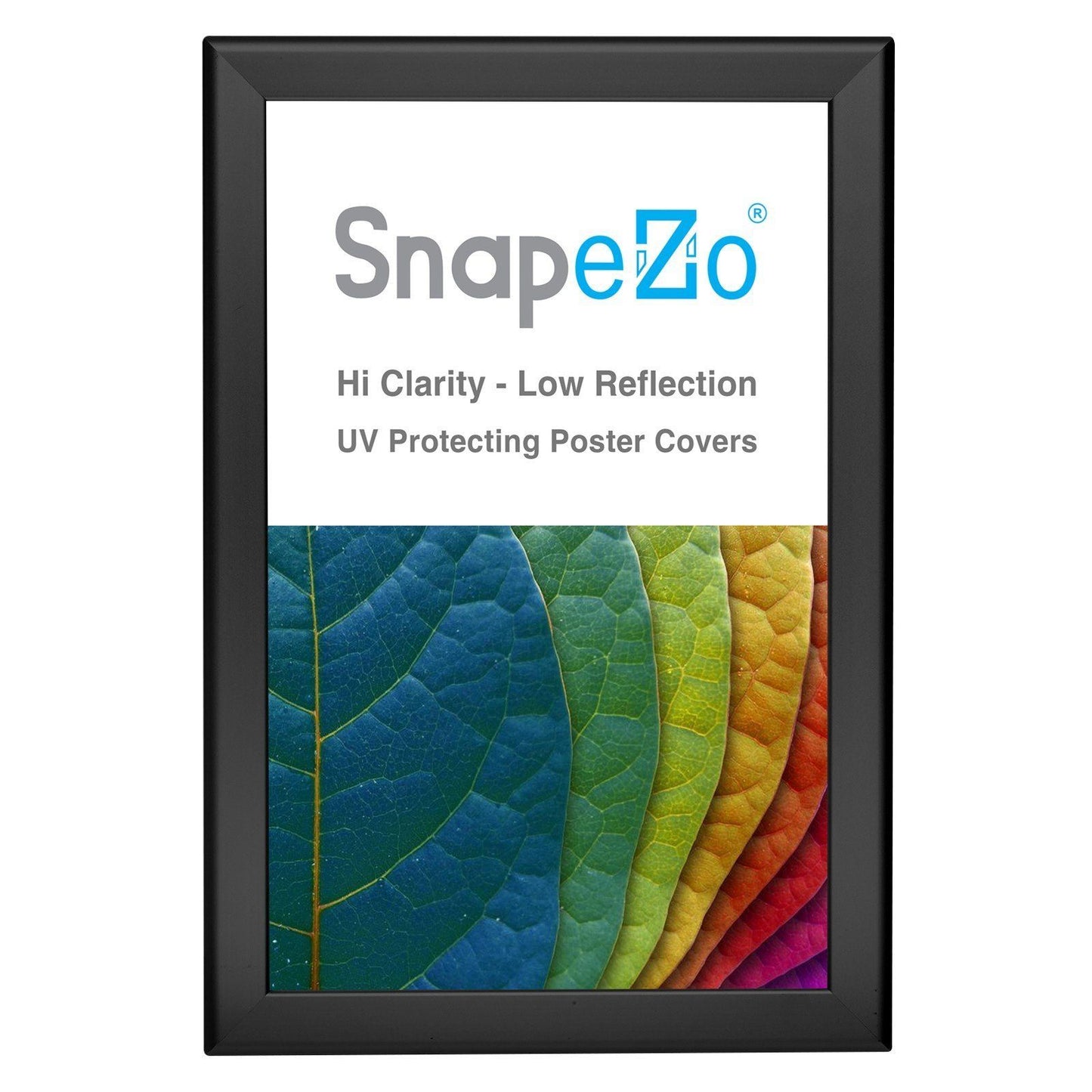 11x17 Black Snapezo® Snap Frame - 1.25" Profile