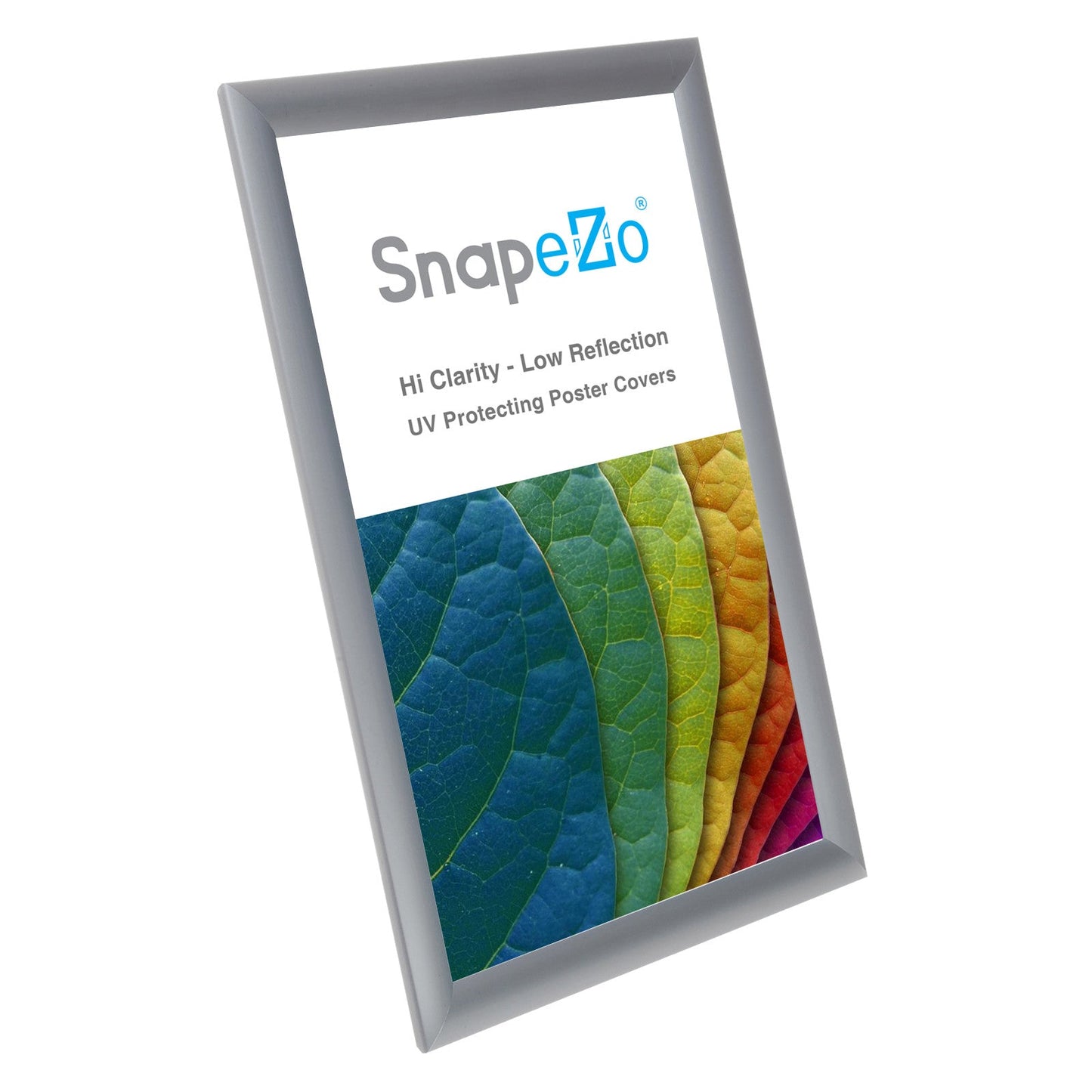 10x18 Silver SnapeZo® Snap Frame - 1" Profile