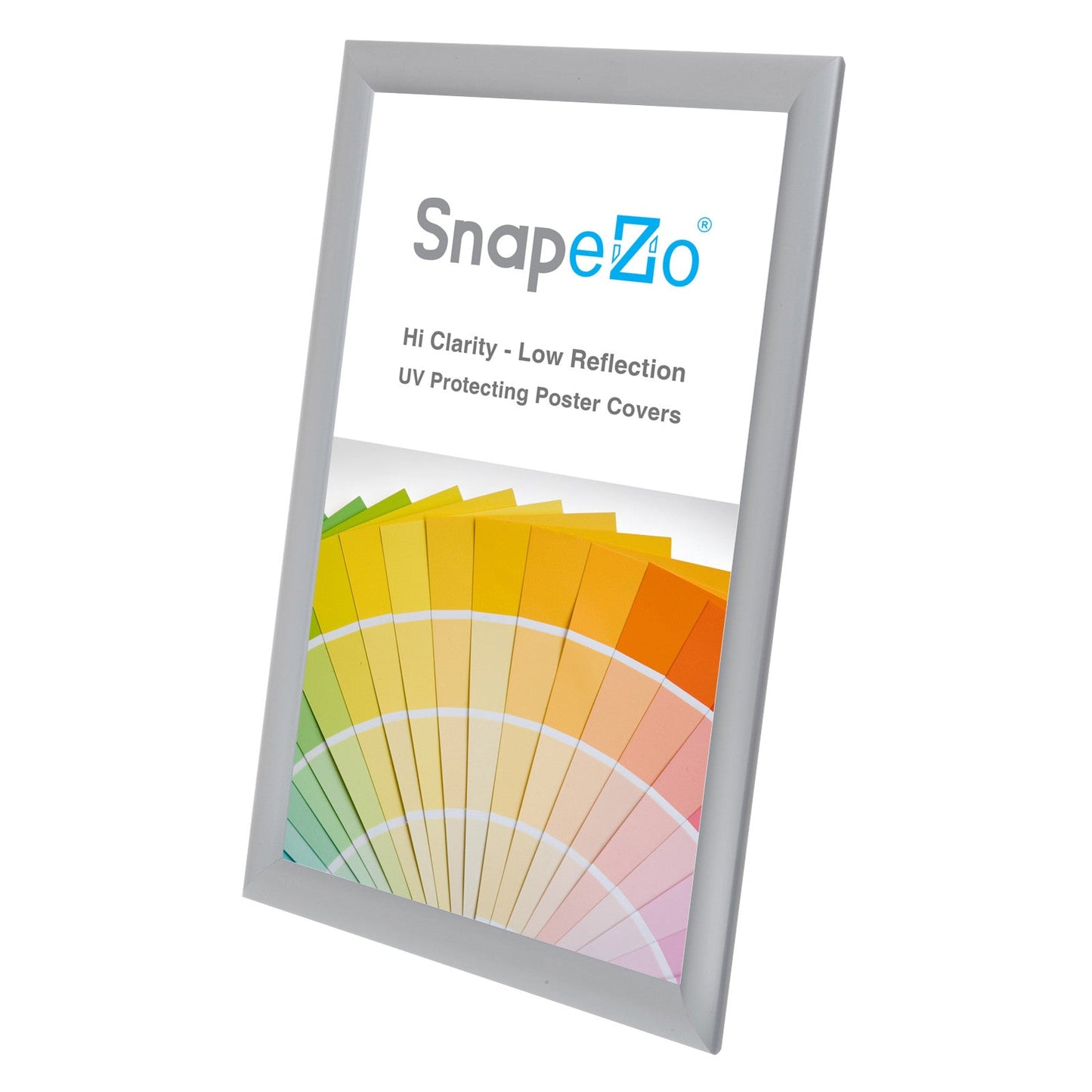10x18 Silver SnapeZo® Snap Frame - 1" Profile