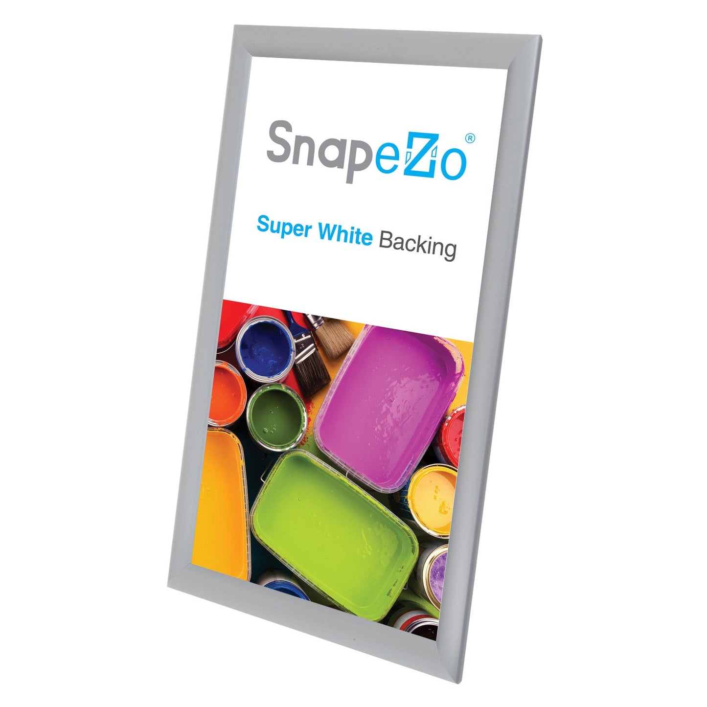 10x20 Silver SnapeZo® Snap Frame - 1" Profile