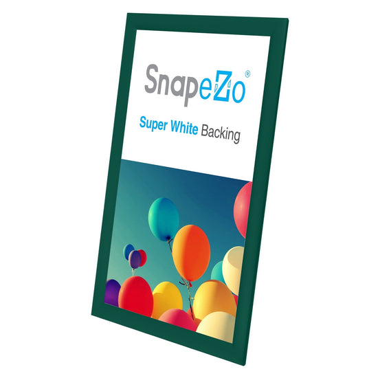 11x17 Green SnapeZo® Snap Frame - 1" Profile