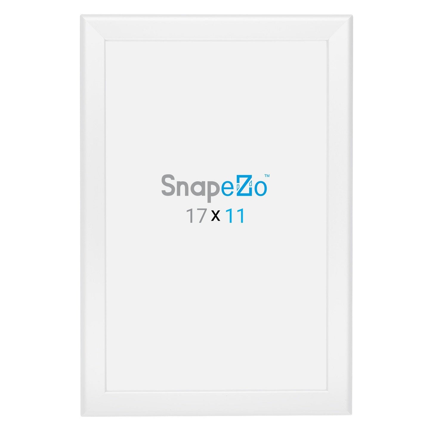 11x17 White Snapezo® Snap Frame - 1.25" Profile