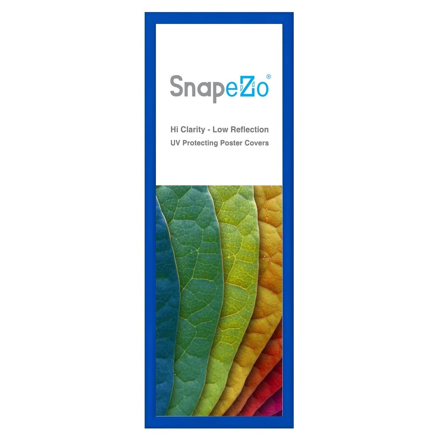 10x32 Blue SnapeZo® Snap Frame - 1.2" Profile