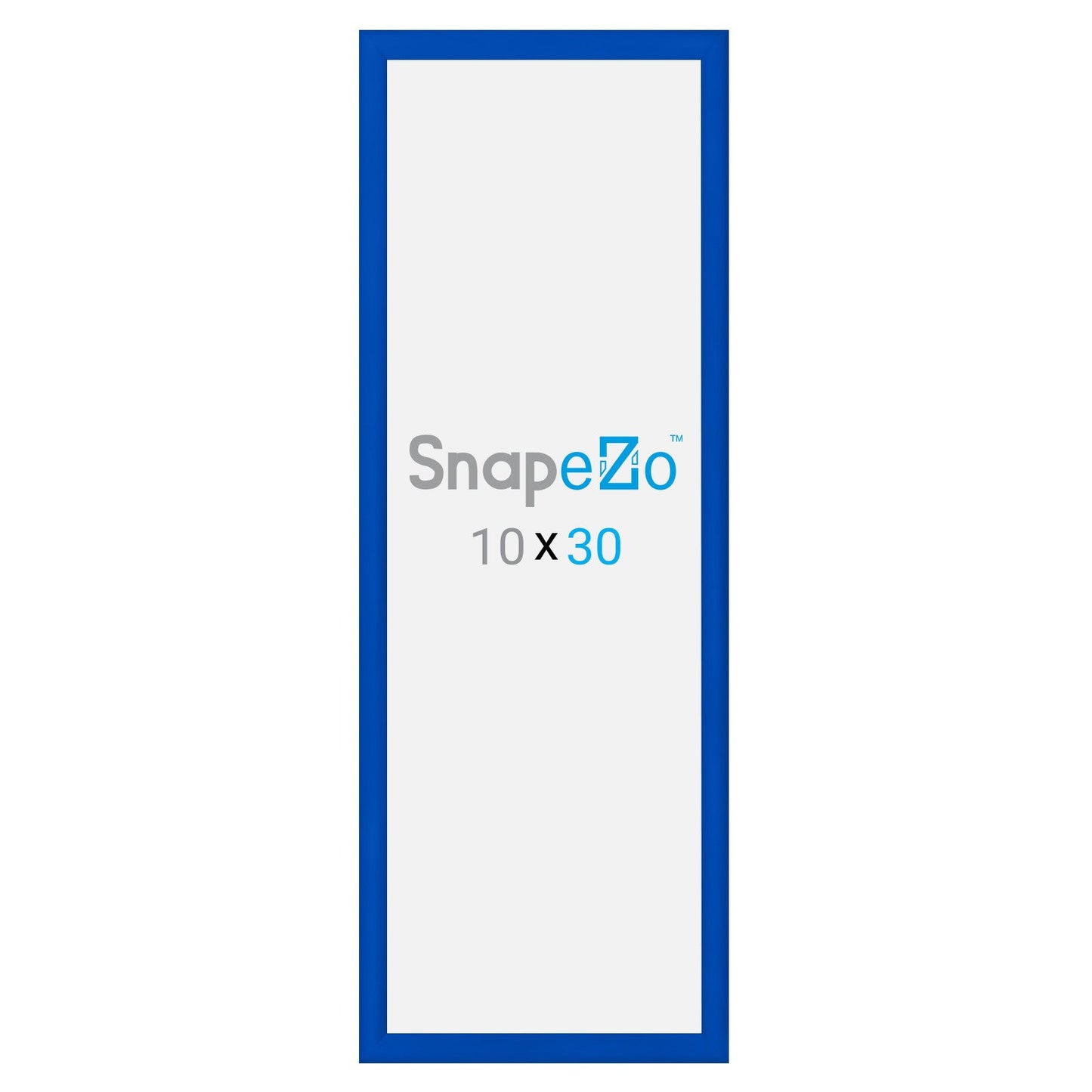 10x30 Blue SnapeZo® Snap Frame - 1.2" Profile