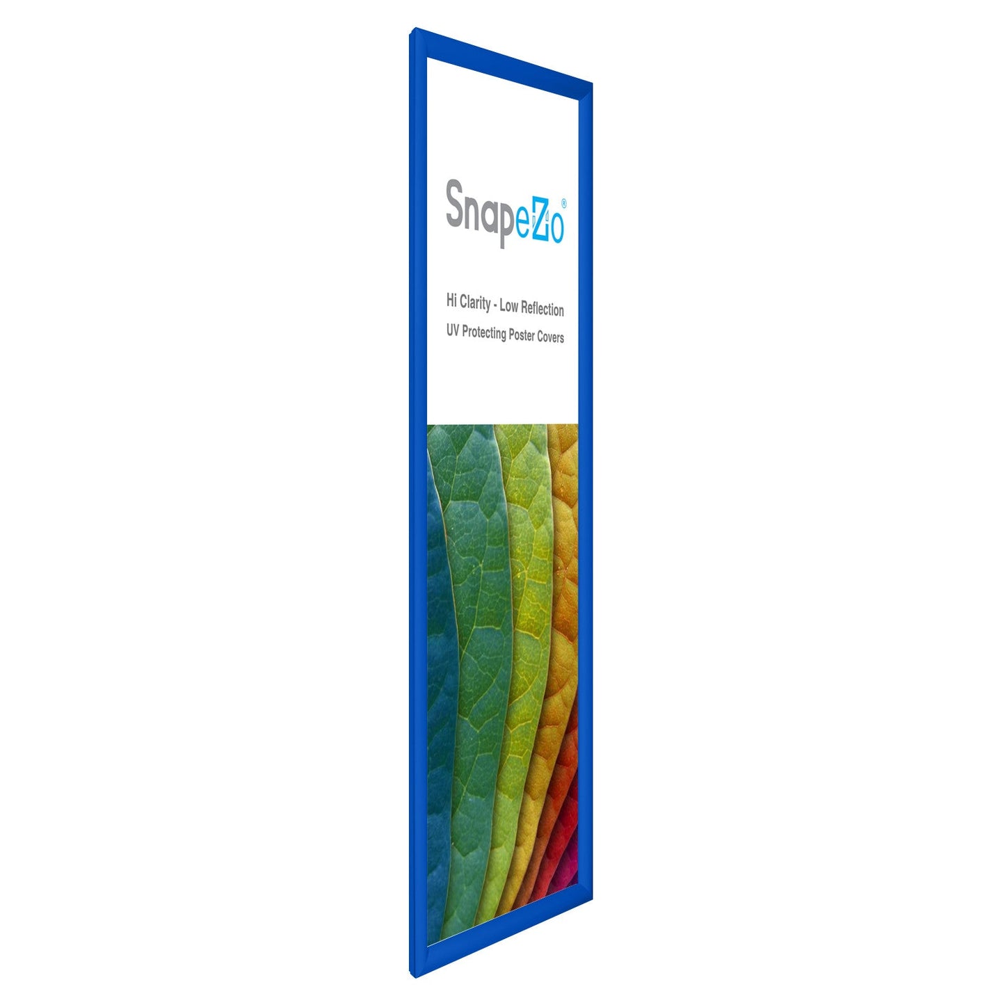 10x29 Blue SnapeZo® Snap Frame - 1.2" Profile