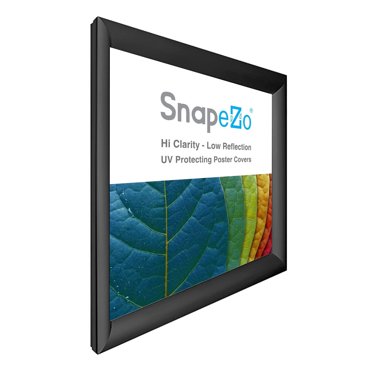 25x25 Black SnapeZo® Snap Frame - 1.2" Profile
