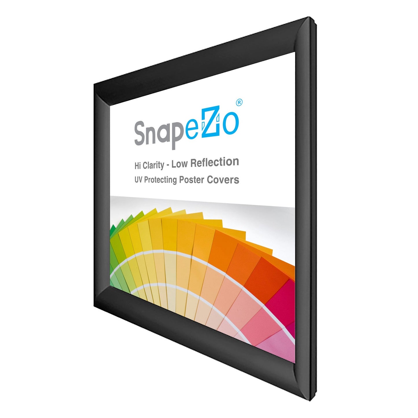 25x25 Black SnapeZo® Snap Frame - 1.2" Profile