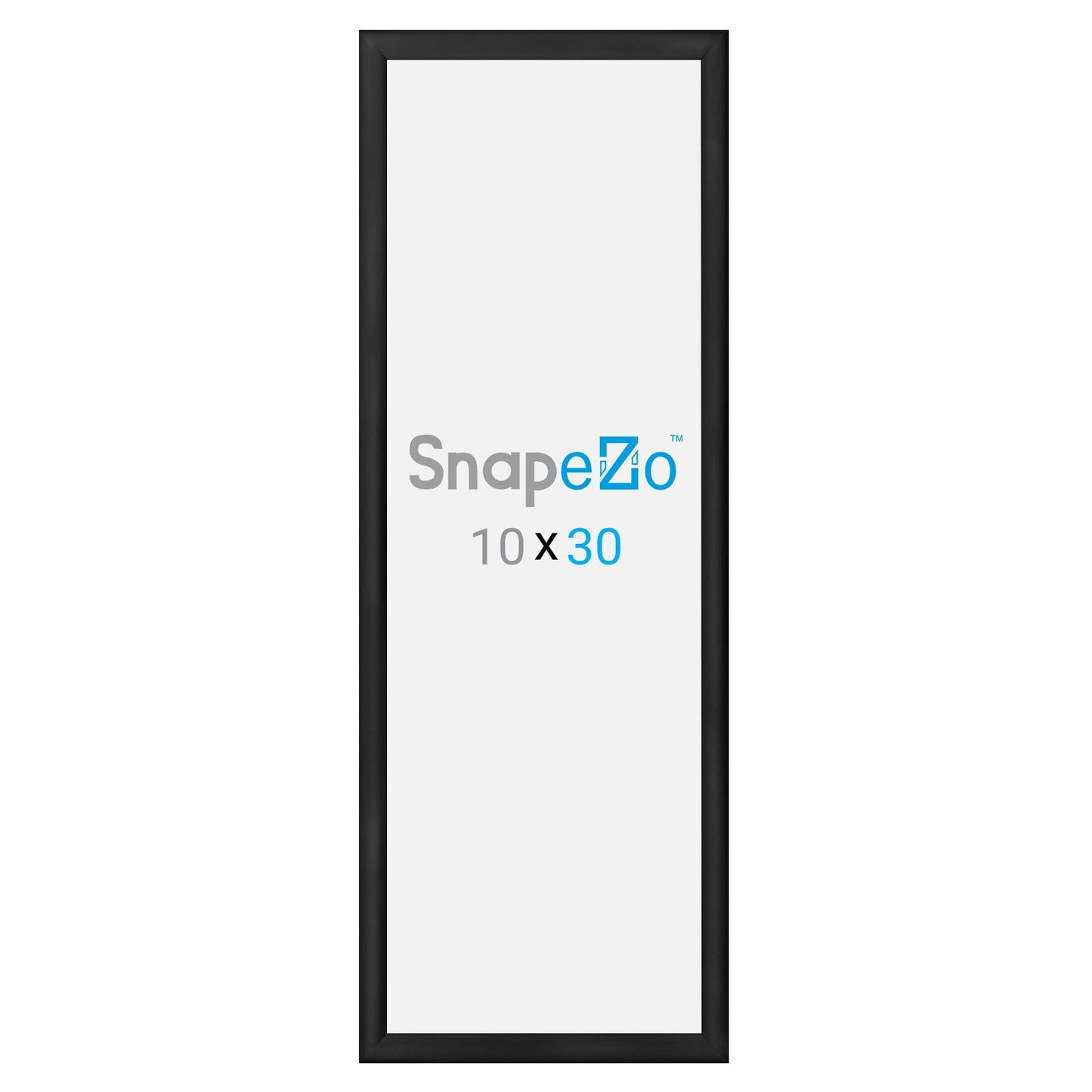 10x30 Black SnapeZo® Snap Frame - 1.2" Profile