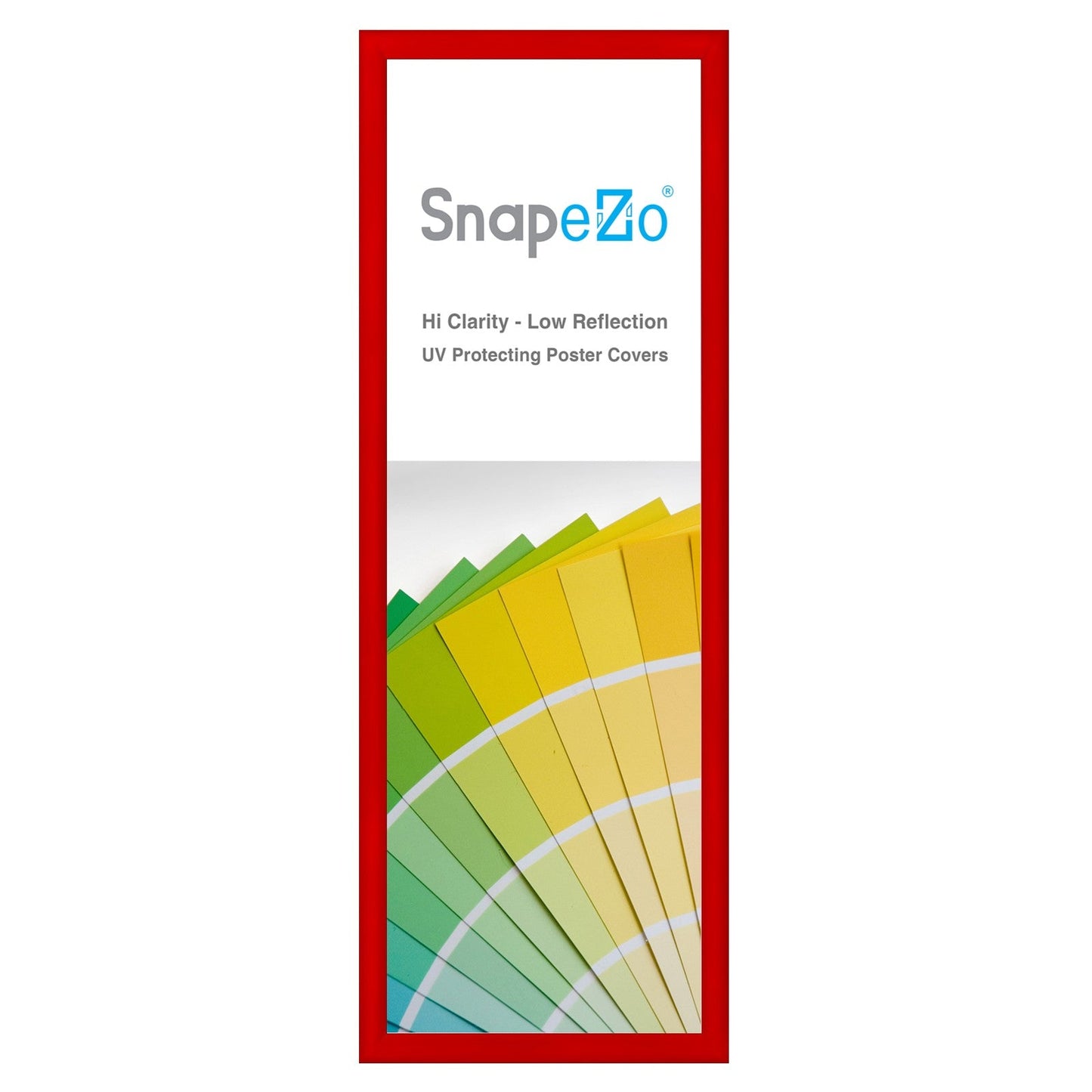 10x32 Red SnapeZo® Snap Frame - 1.2" Profile