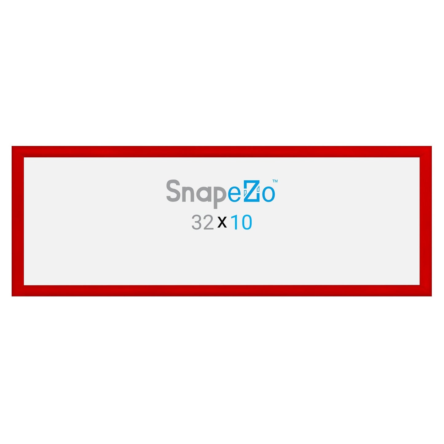 10x32 Red SnapeZo® Snap Frame - 1.2" Profile