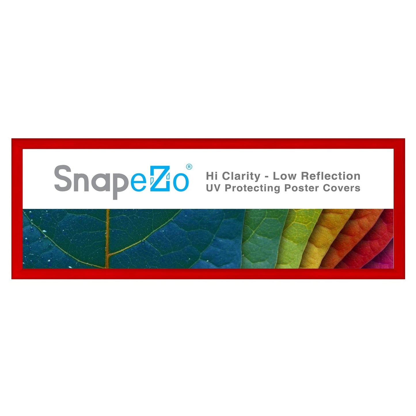 10x32 Red SnapeZo® Snap Frame - 1.2" Profile