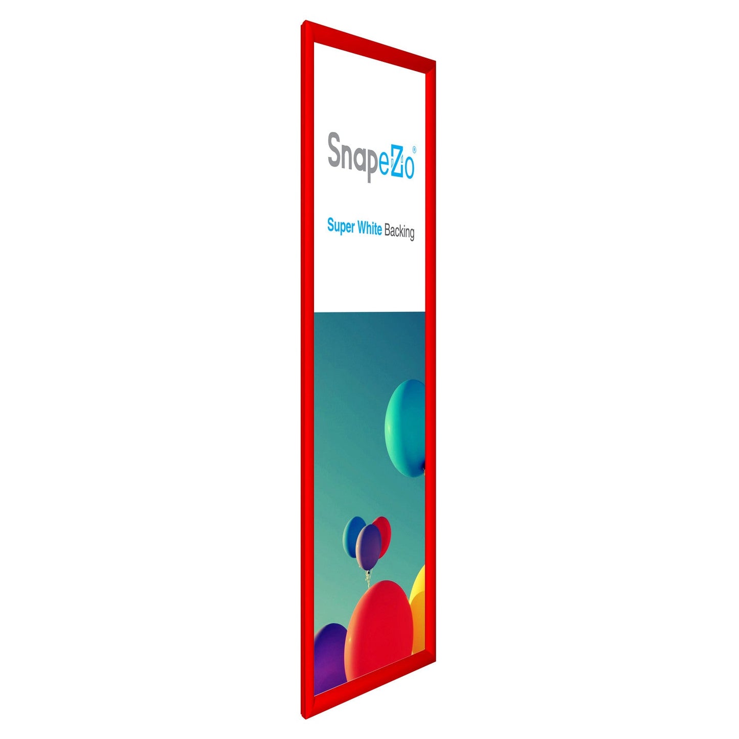 10x30 Red SnapeZo® Snap Frame - 1.2" Profile