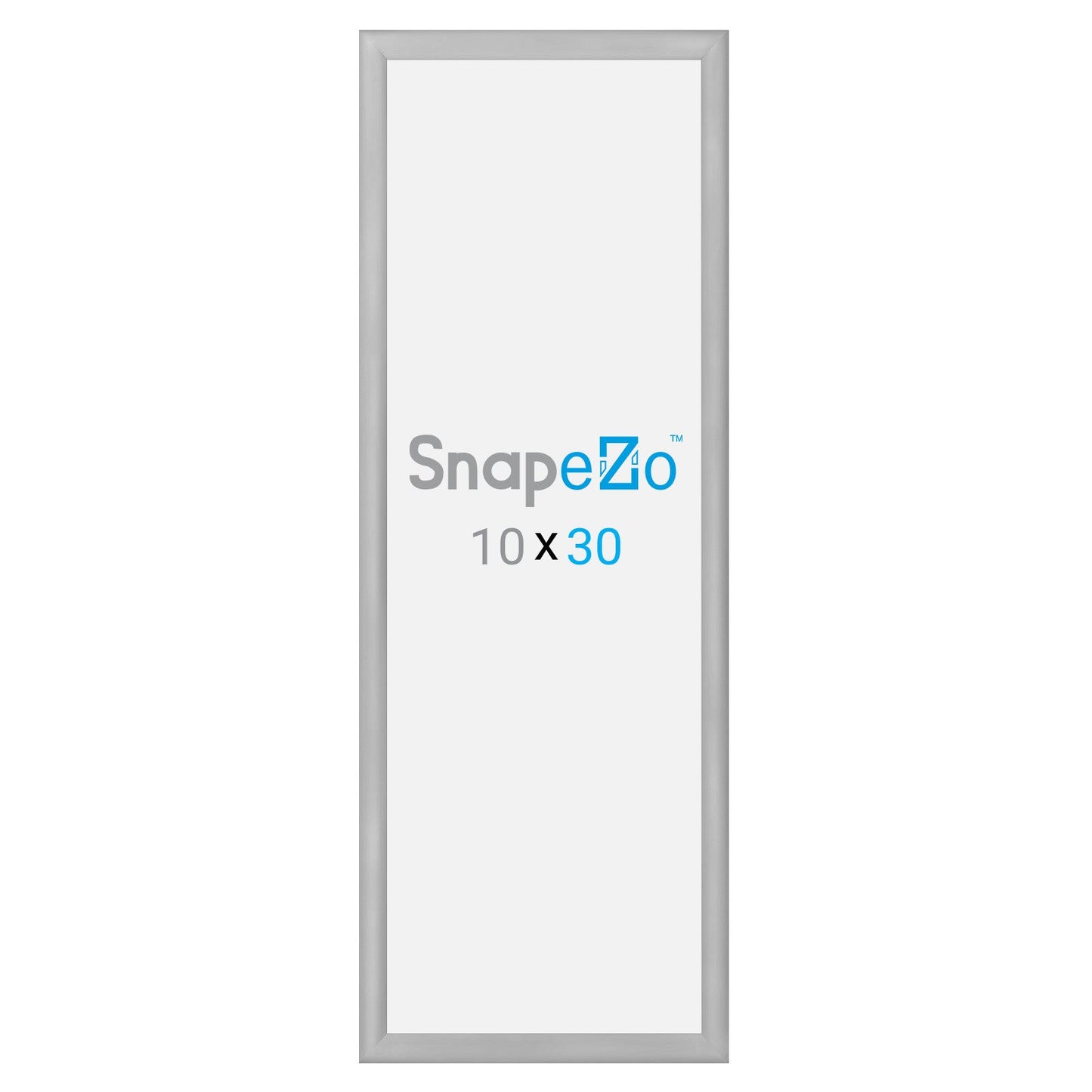 10x30 Silver SnapeZo® Snap Frame - 1.2" Profile