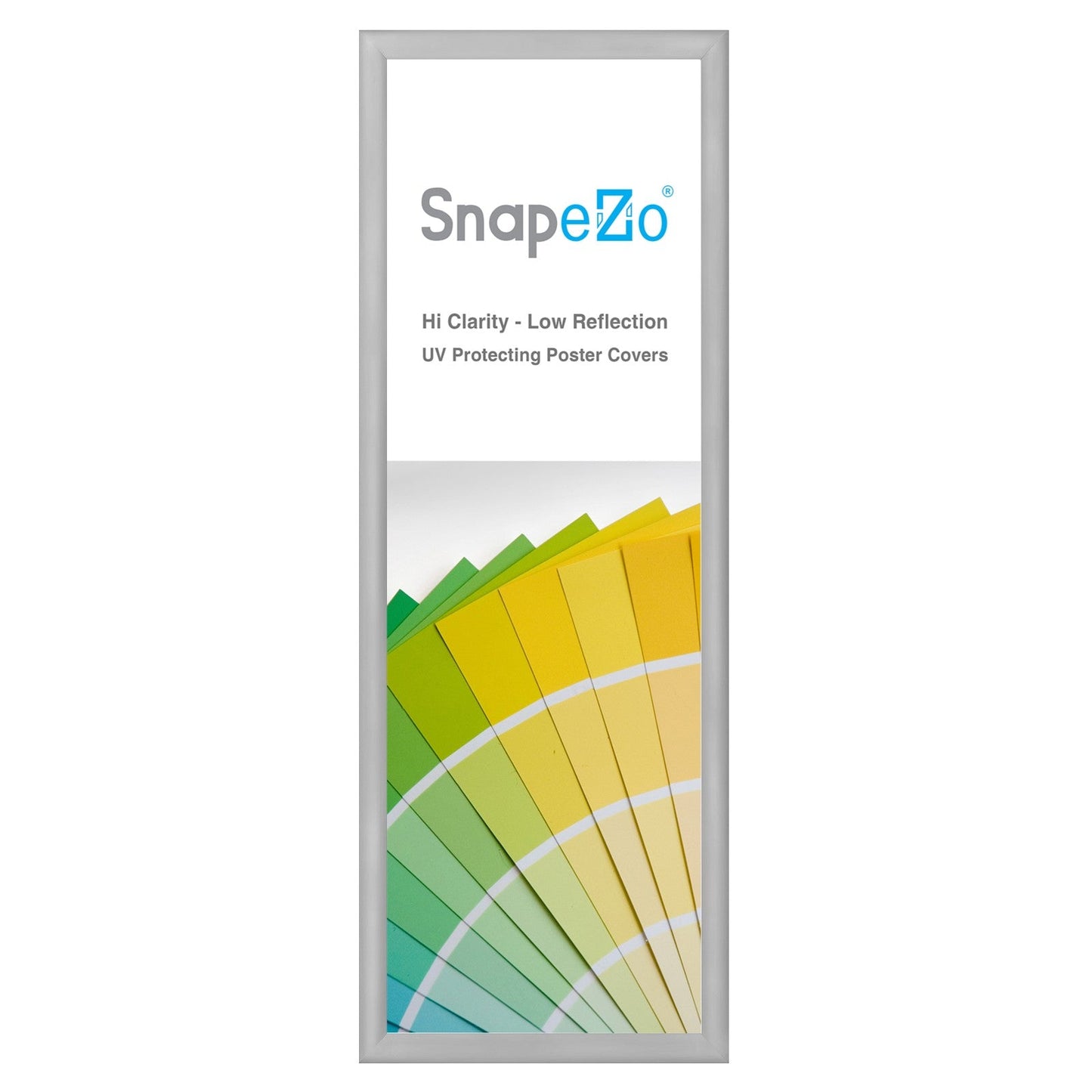 10x29 Silver SnapeZo® Snap Frame - 1.2" Profile