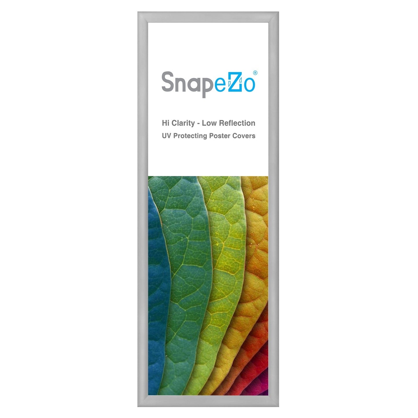 10x30 Silver SnapeZo® Snap Frame - 1.2" Profile