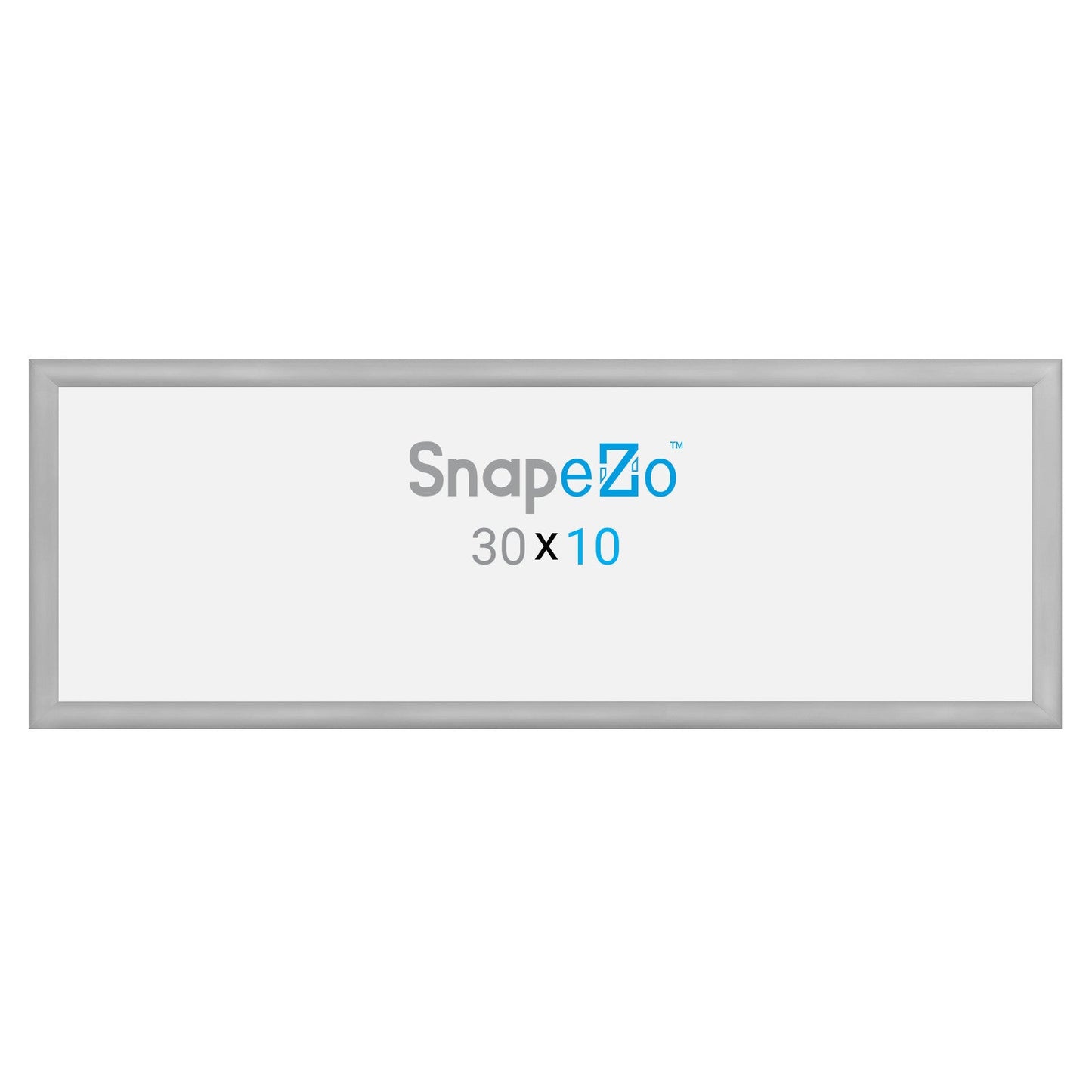 10x30 Silver SnapeZo® Snap Frame - 1.2" Profile