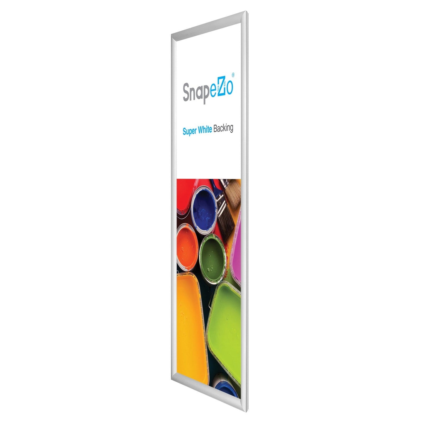 10x30 Silver SnapeZo® Snap Frame - 1.2" Profile