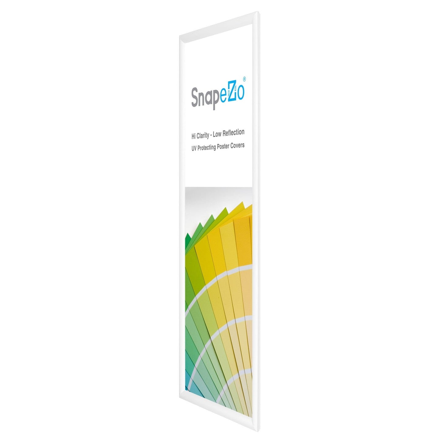 10x30 White SnapeZo® Snap Frame - 1.2" Profile