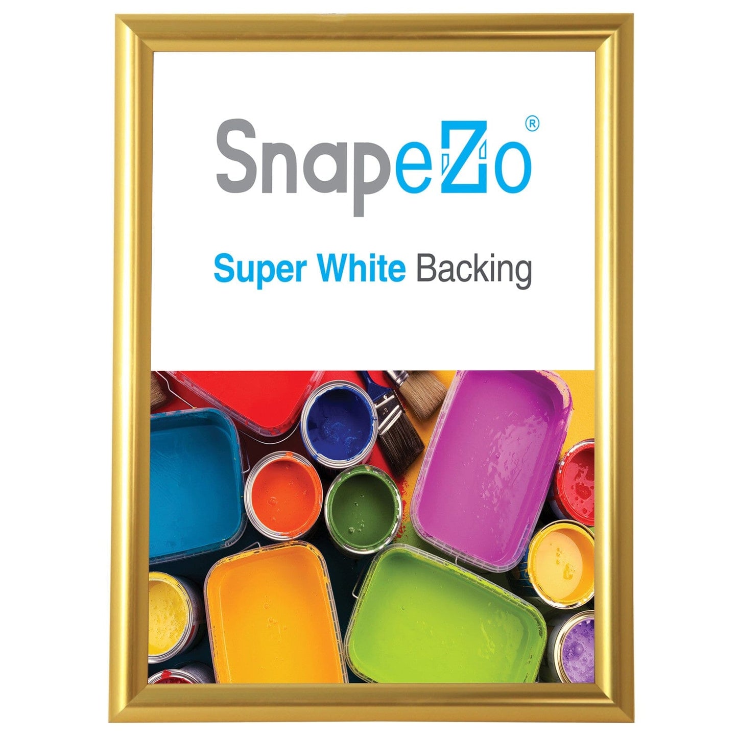 36x48 Gold Effect Poster Frame 1.25 Inch SnapeZo®