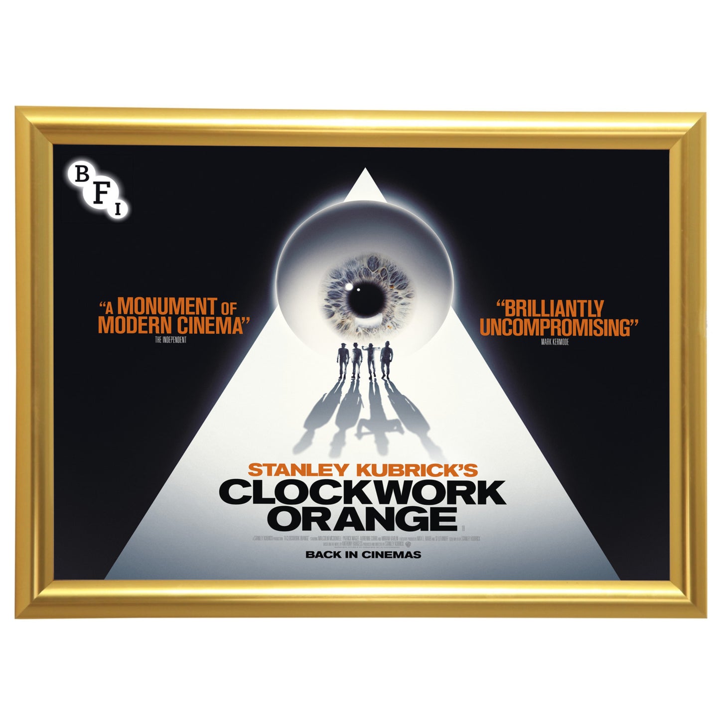 30x40 Gold Effect Movie Poster Frame 1.25 Inch Snapezo®