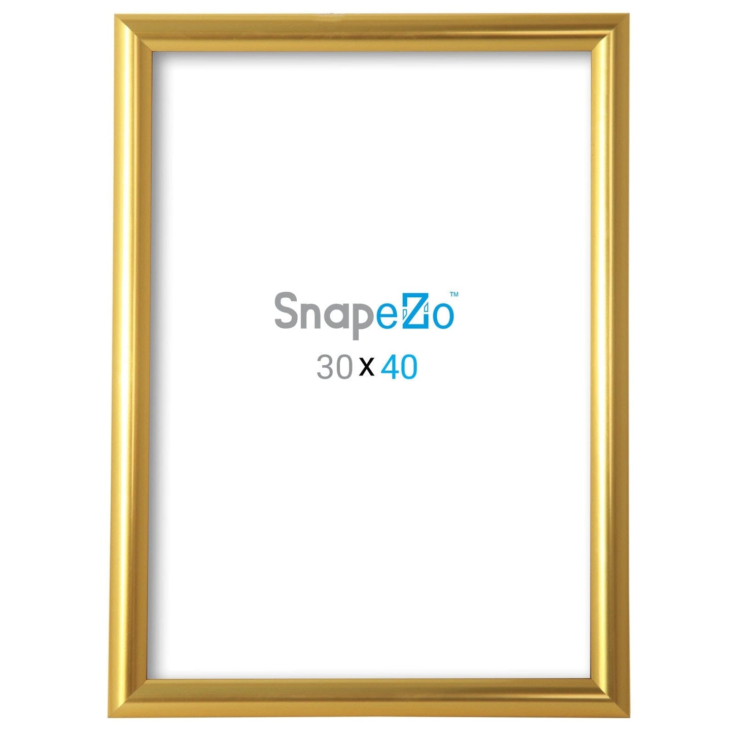 30x40 Gold Effect Movie Poster Frame 1.25 Inch SnapeZo®