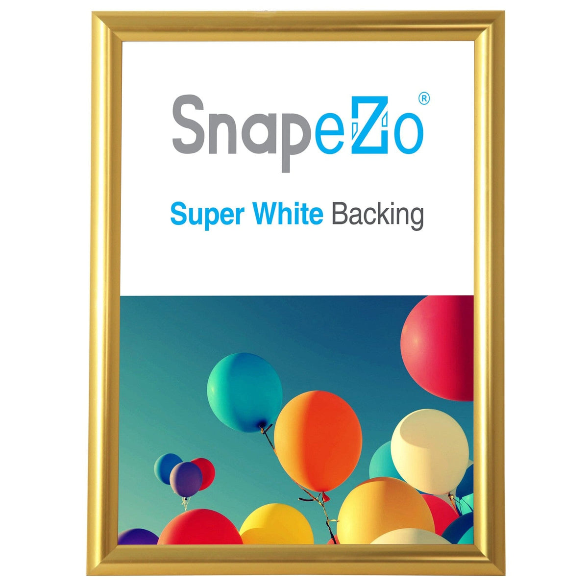 27x40 Gold Effect Movie Poster Frame 1.25 Inch Snapezo® – Snapezo.com