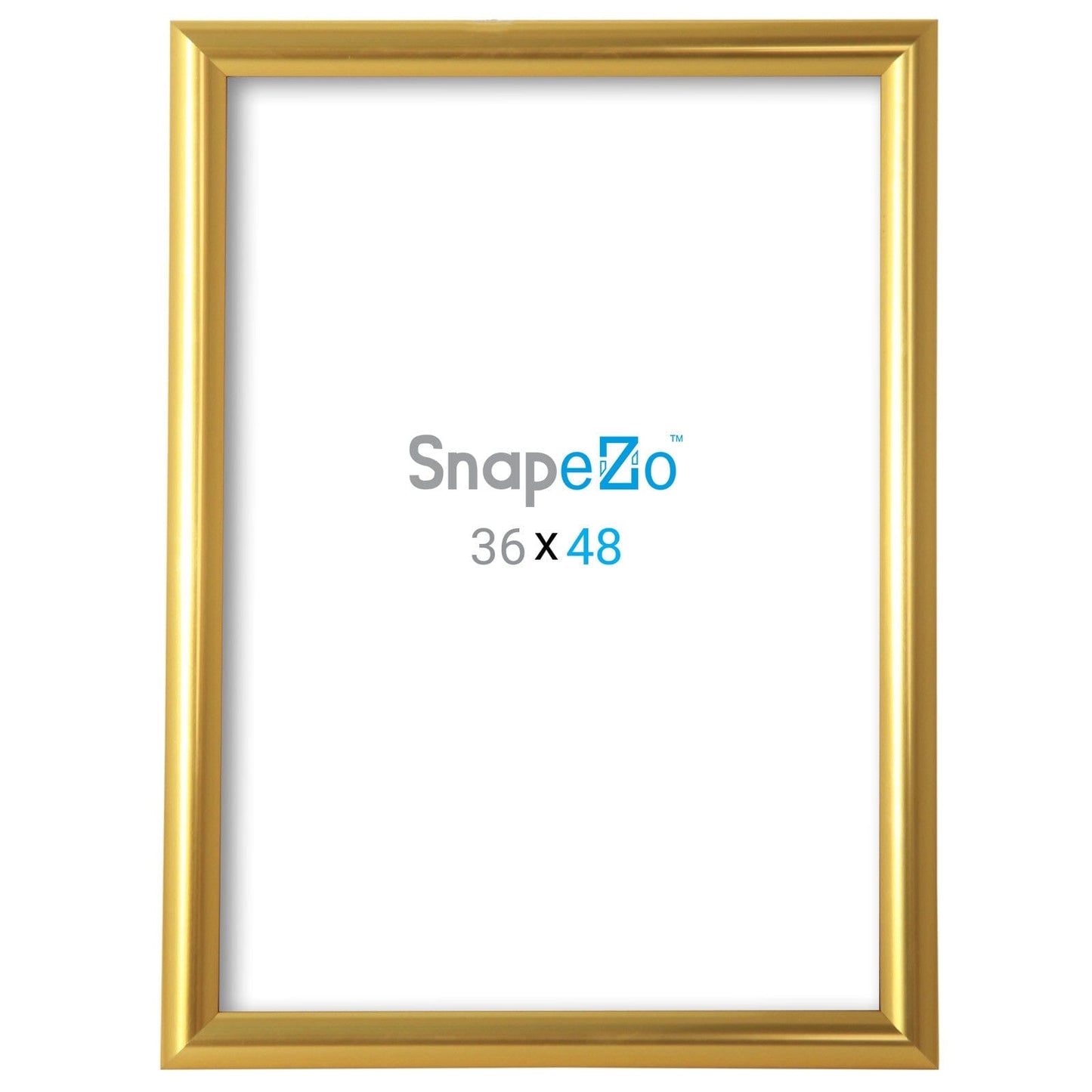 36x48 Gold Effect Poster Frame 1.25 Inch SnapeZo®