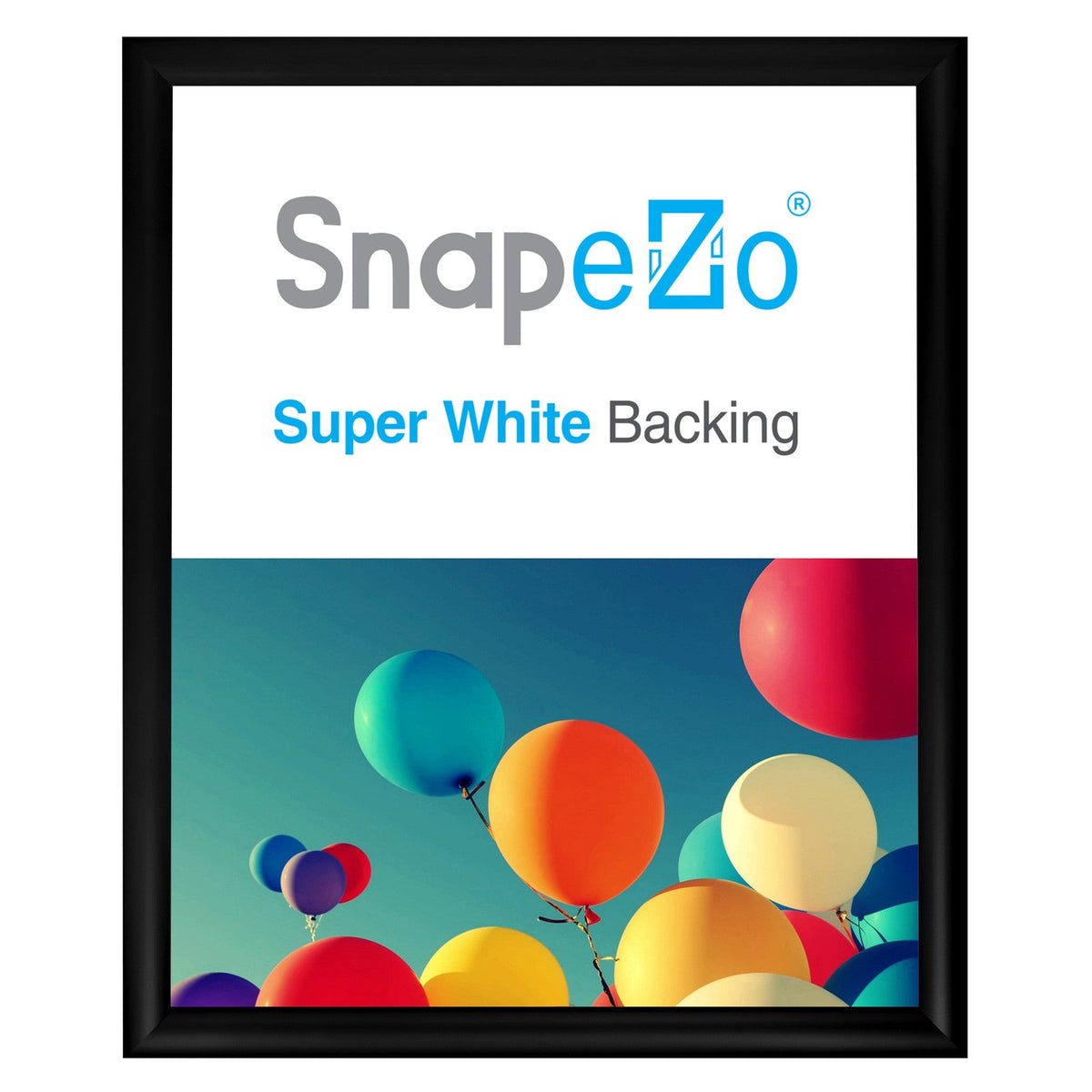 22x26 Black Snapezo® Snap Frame 1.2" Profile