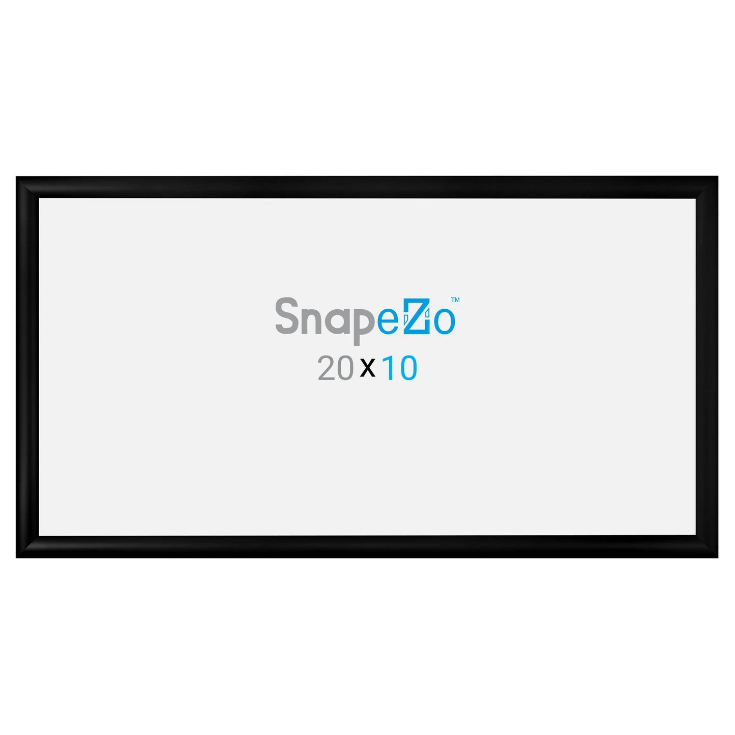 10x20 Black SnapeZo® Snap Frame - 1.2" Profile