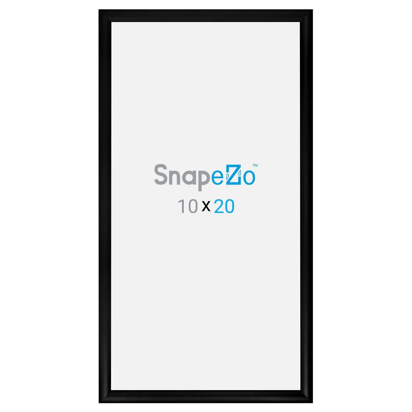 10x20 Black SnapeZo® Snap Frame - 1.2" Profile