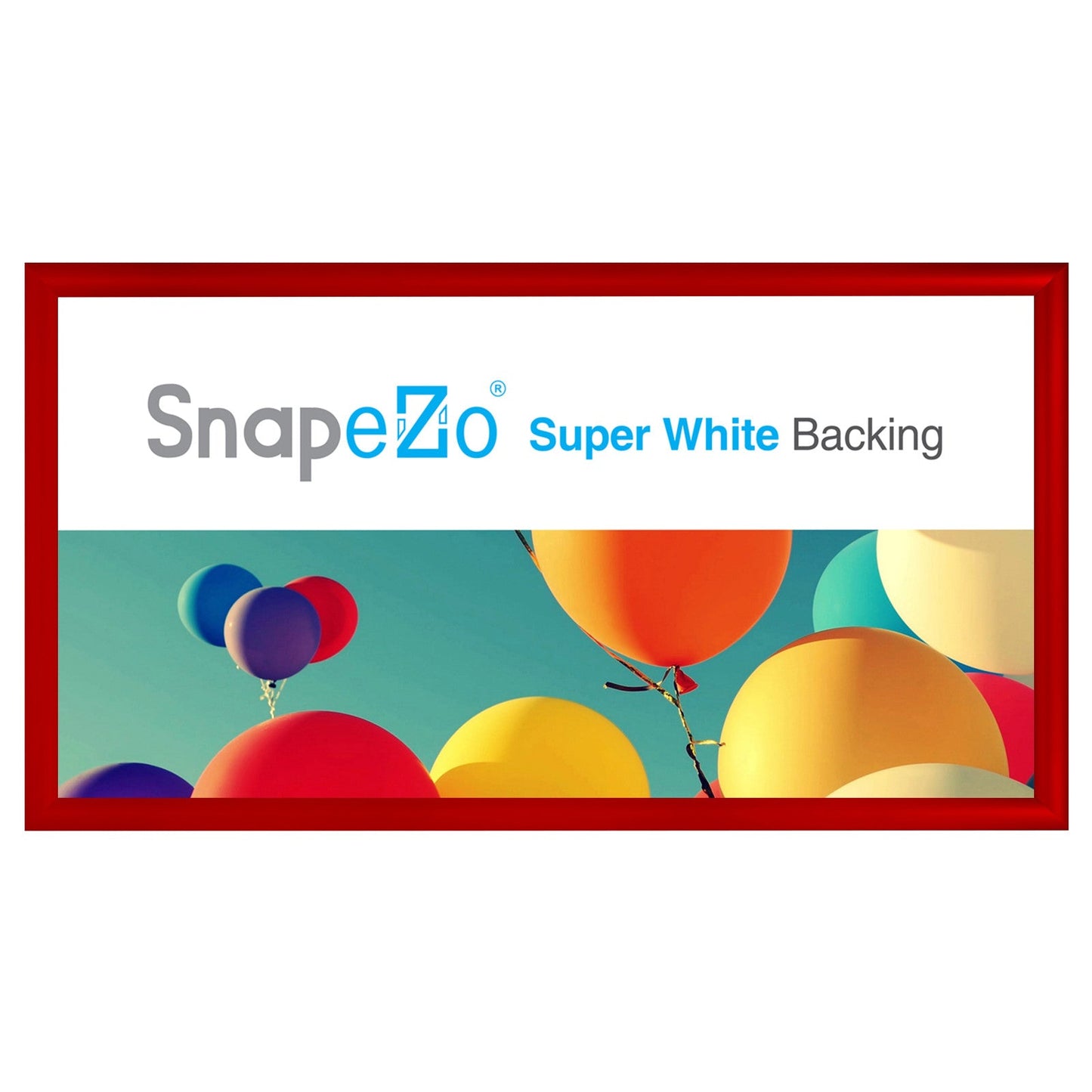 10x20 Red SnapeZo® Snap Frame - 1.2" Profile