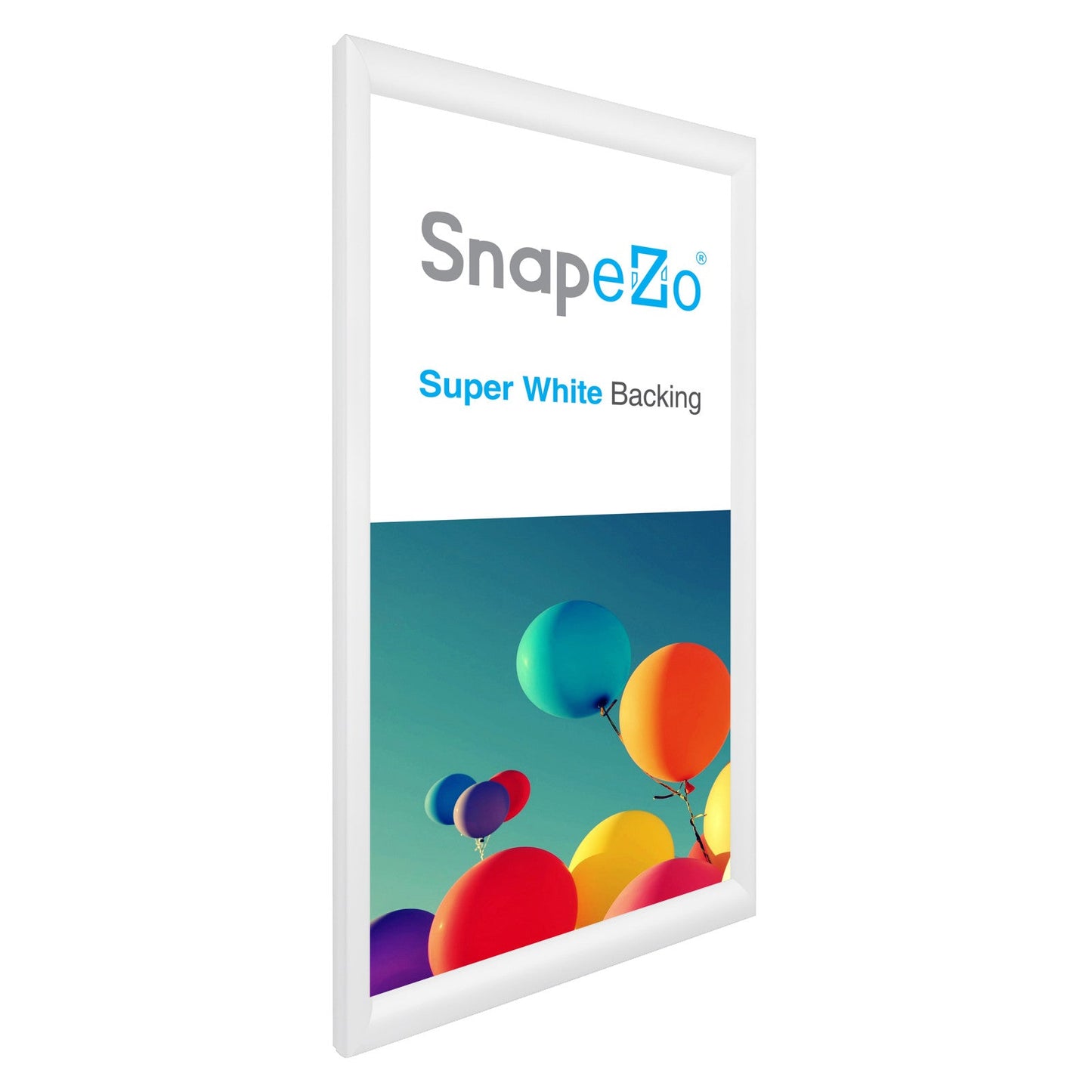 10x20 White SnapeZo® Snap Frame - 1.2" Profile