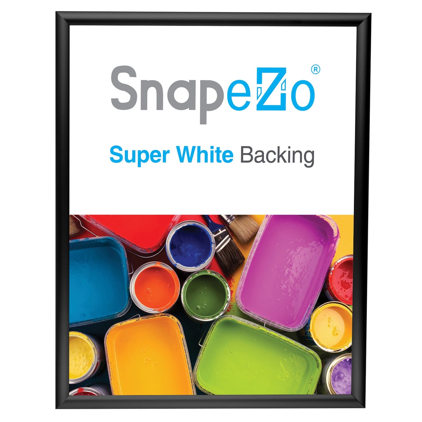 18x24 Black SnapeZo® Snap Frame - 1" Profile