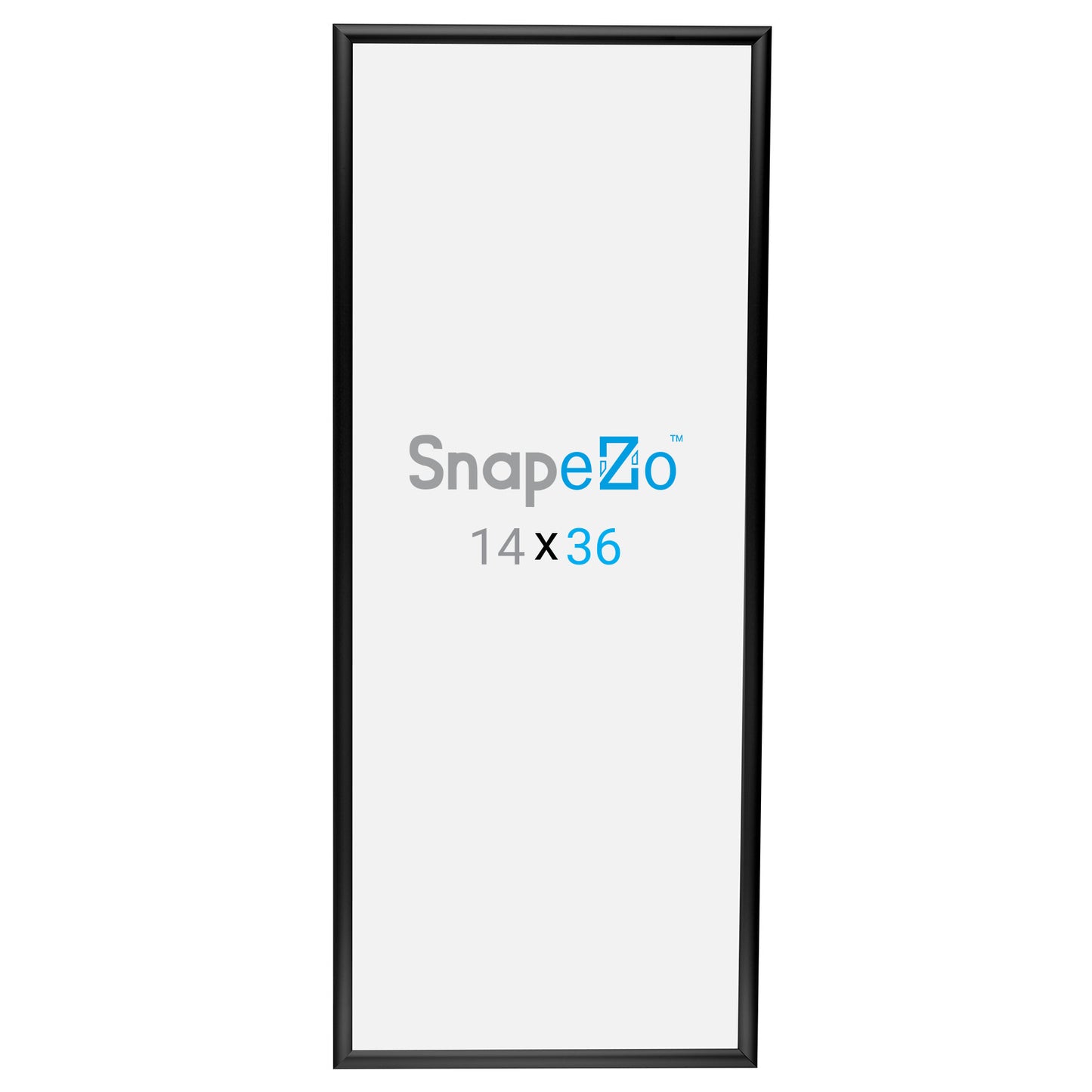 10 Case Pack of Snapezo® of Black 14x36 Poster Frame - 1" Profile