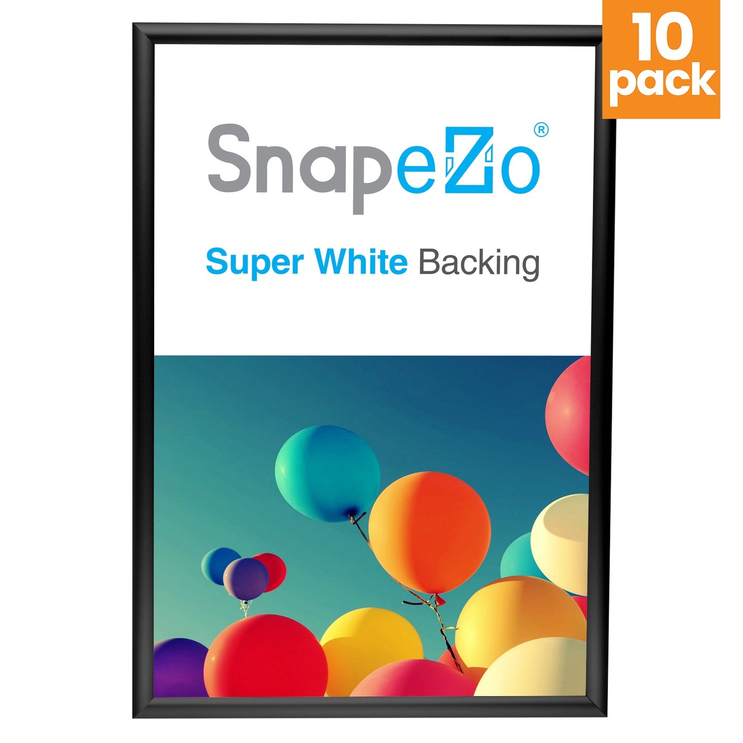 10 Case Pack of Snapezo® of Black 20x30 Poster Frame - 1" Profile
