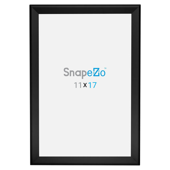 11x17 Black SnapeZo® Snap Frame - 1.7 Inch Profile