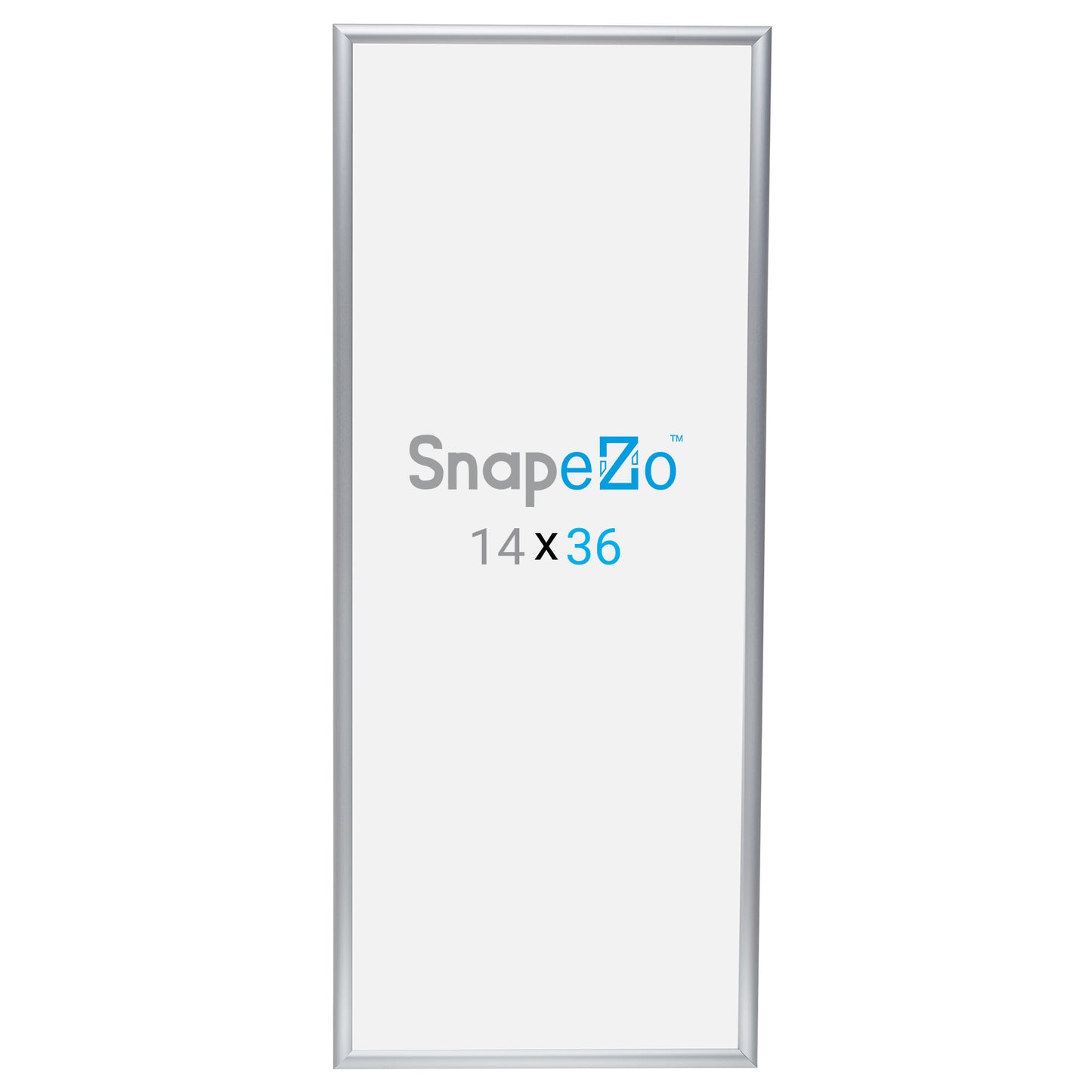 10 Case Pack of Snapezo® of Silver 14x36 Poster Frame - 1" Profile