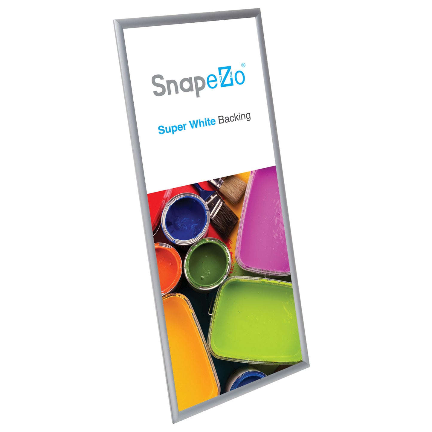 10 Case Pack of Snapezo® of Silver 14x36 Poster Frame - 1" Profile