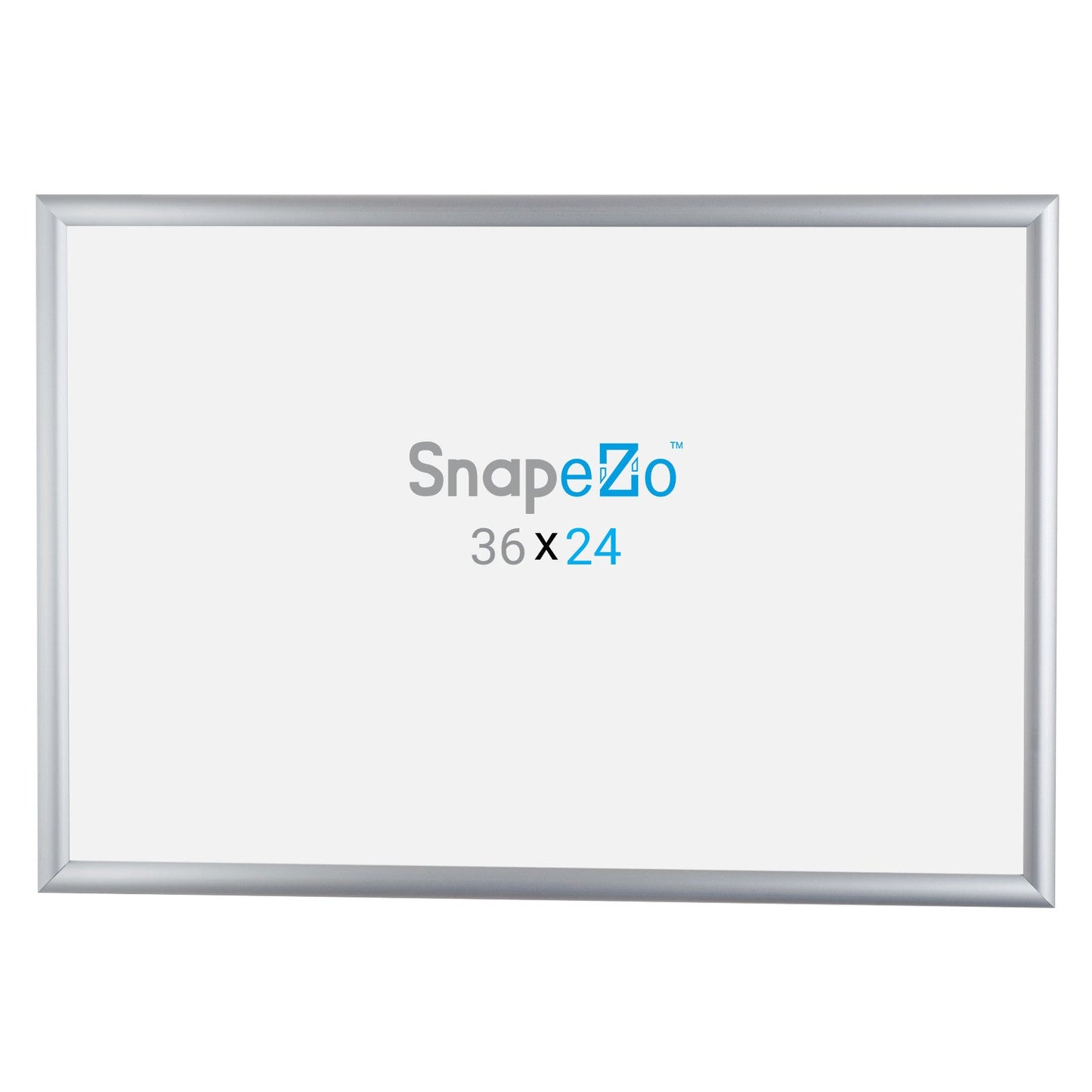 24x36 Silver SnapeZo® Snap Frame - 1" Profile