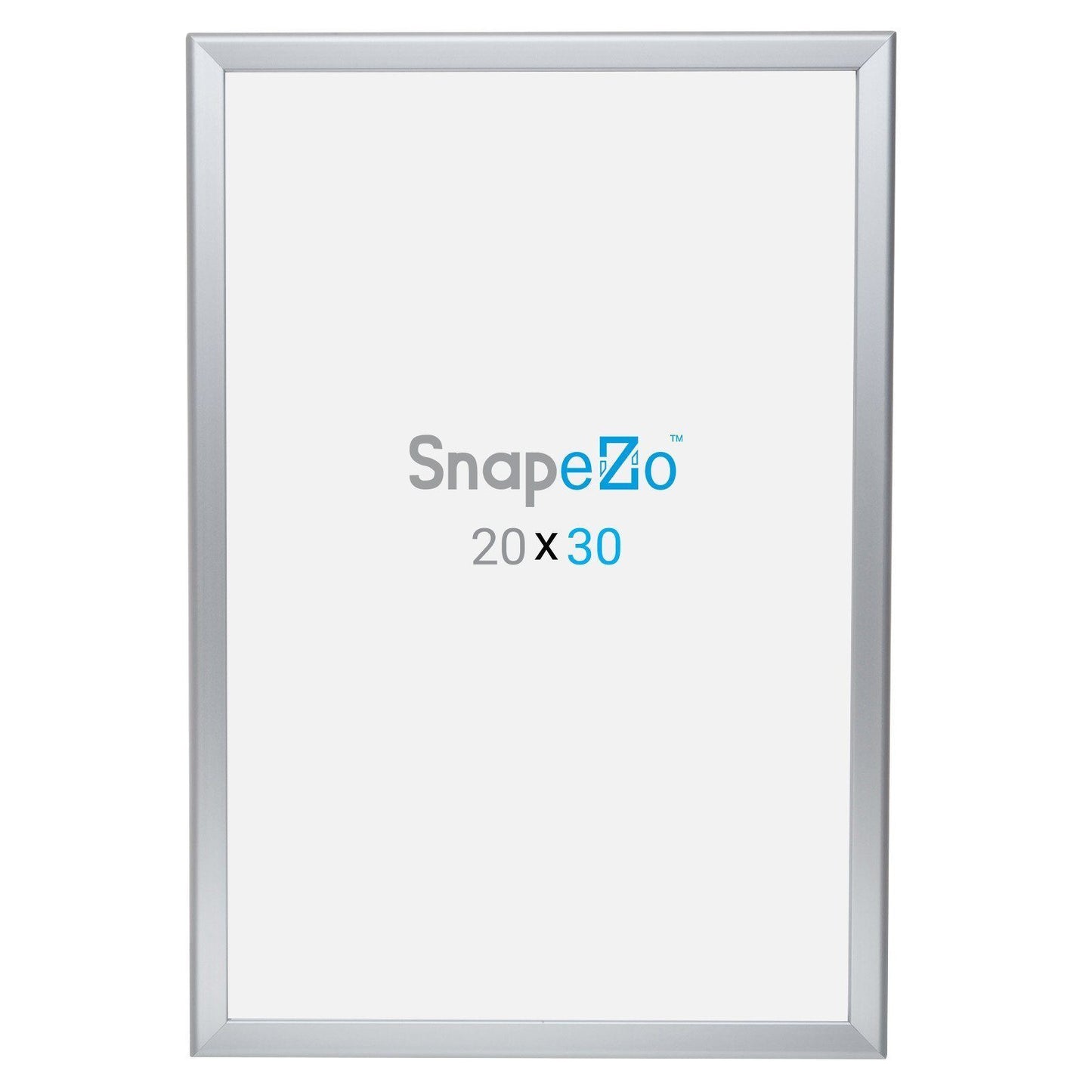 20x30 Silver SnapeZo® Snap Frame - 1.25 Inch Profile