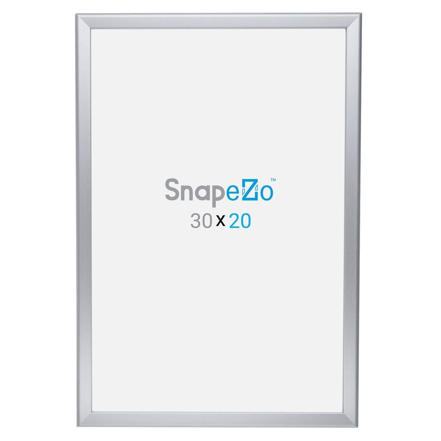 20x30 Silver SnapeZo® Snap Frame - 1.25 Inch Profile
