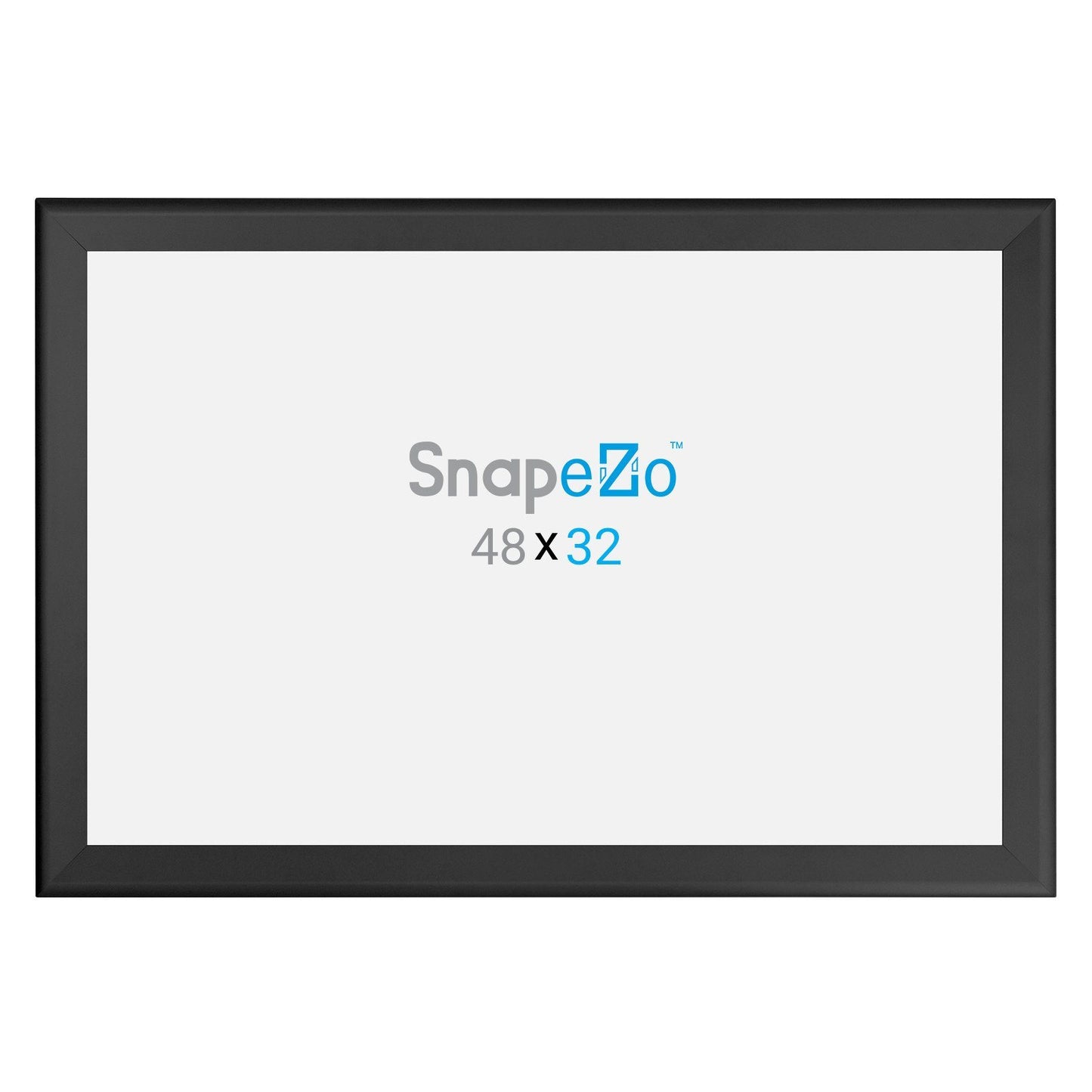32x48 Black SnapeZo® Snap Frame - 1.7" Profile