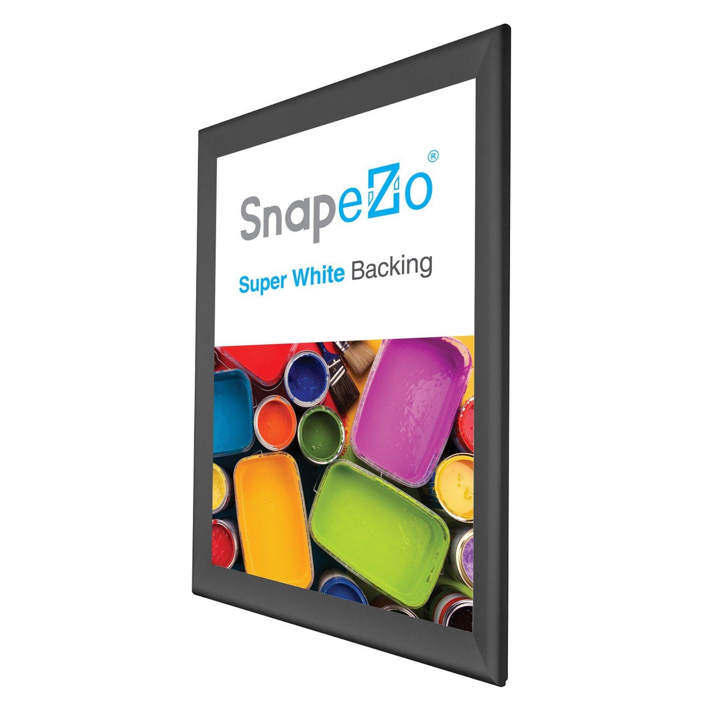 32x48 Black SnapeZo® Snap Frame - 1.7" Profile