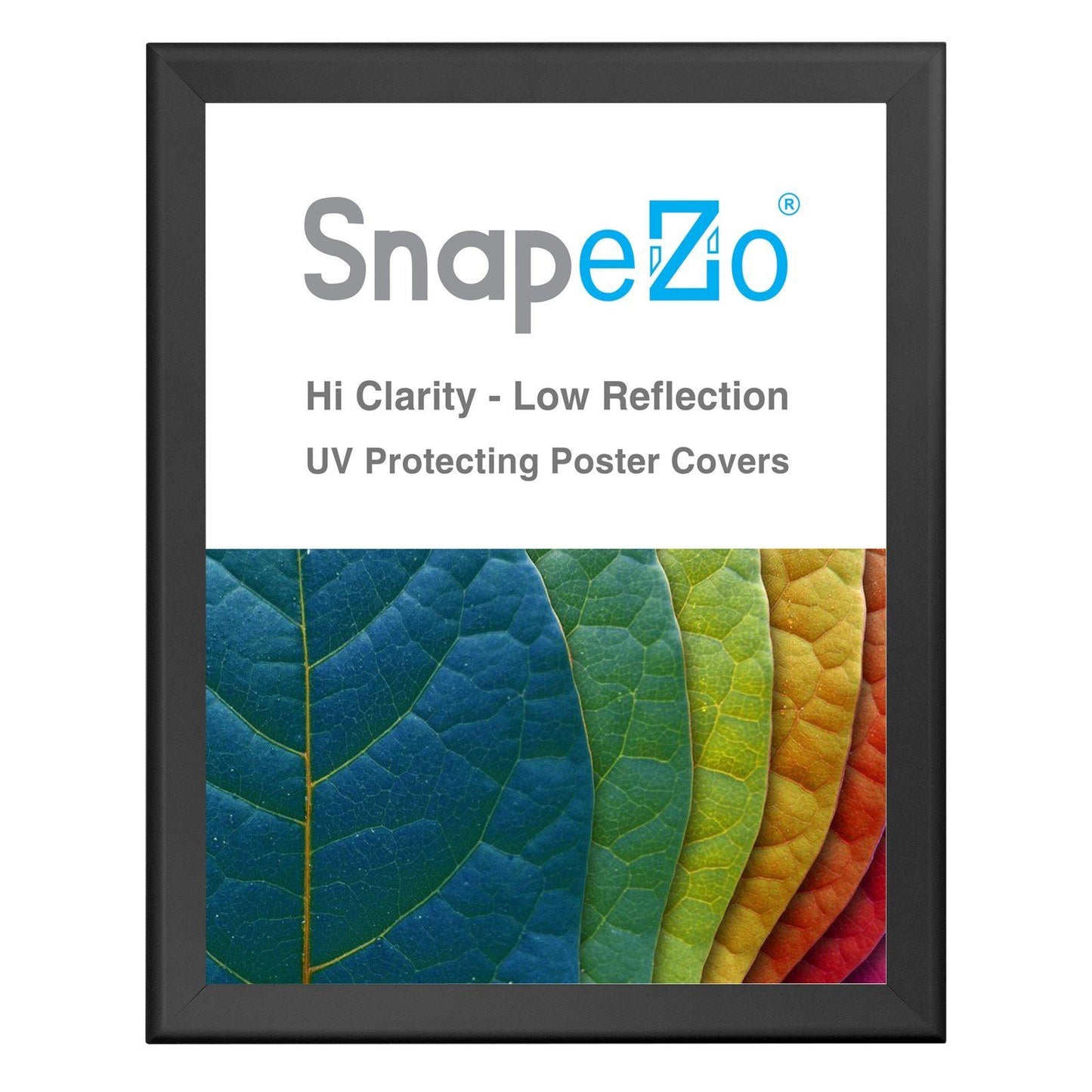 36x48 Black SnapeZo® Snap Frame - 1.7" Profile